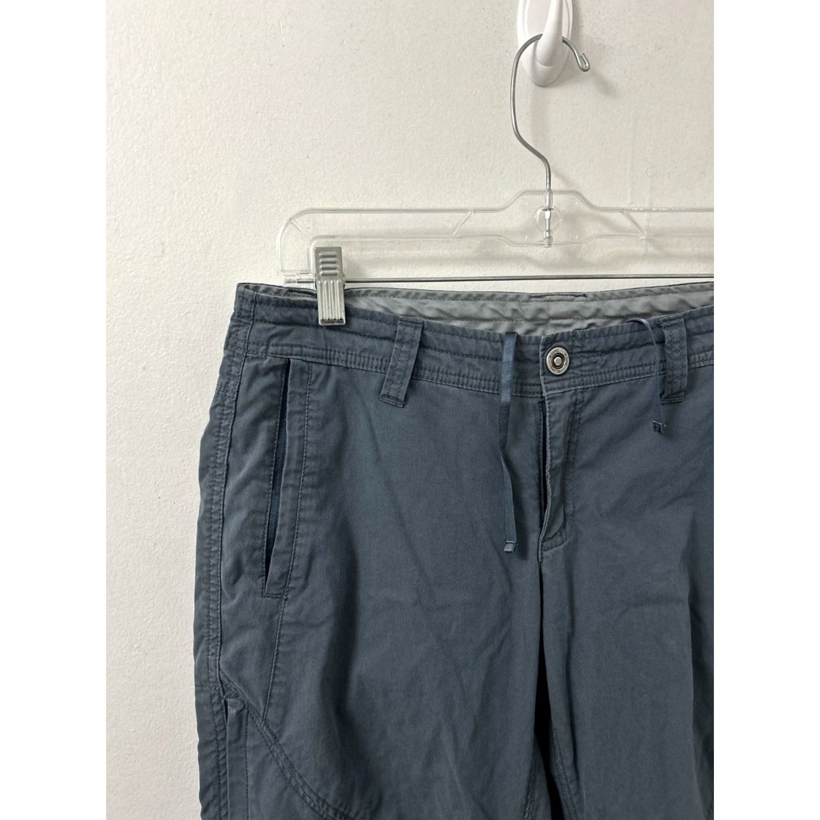 Vintage Kuhl Legendary Pants Womens Size 8 Blue Cargo Hiking Outdoor Trousers Straight Leg Casual Travel Size 30" / US 8 / IT 44 - 4 Thumbnail