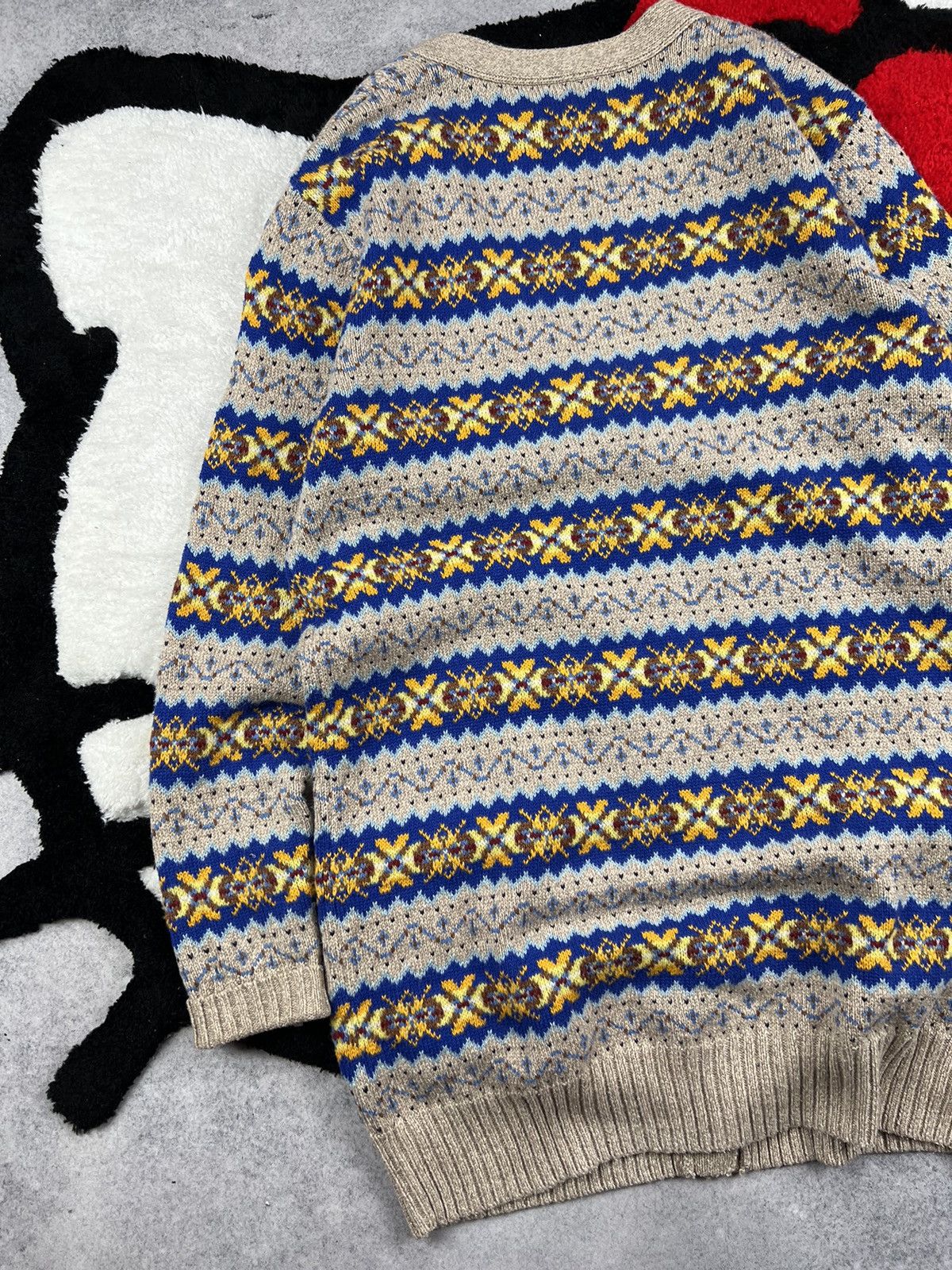 Ralph Lauren Polo Ralph Lauren Fair Isle Avant Gard Cardigan Sweater Size S / US 4 / IT 40 - 13 Thumbnail