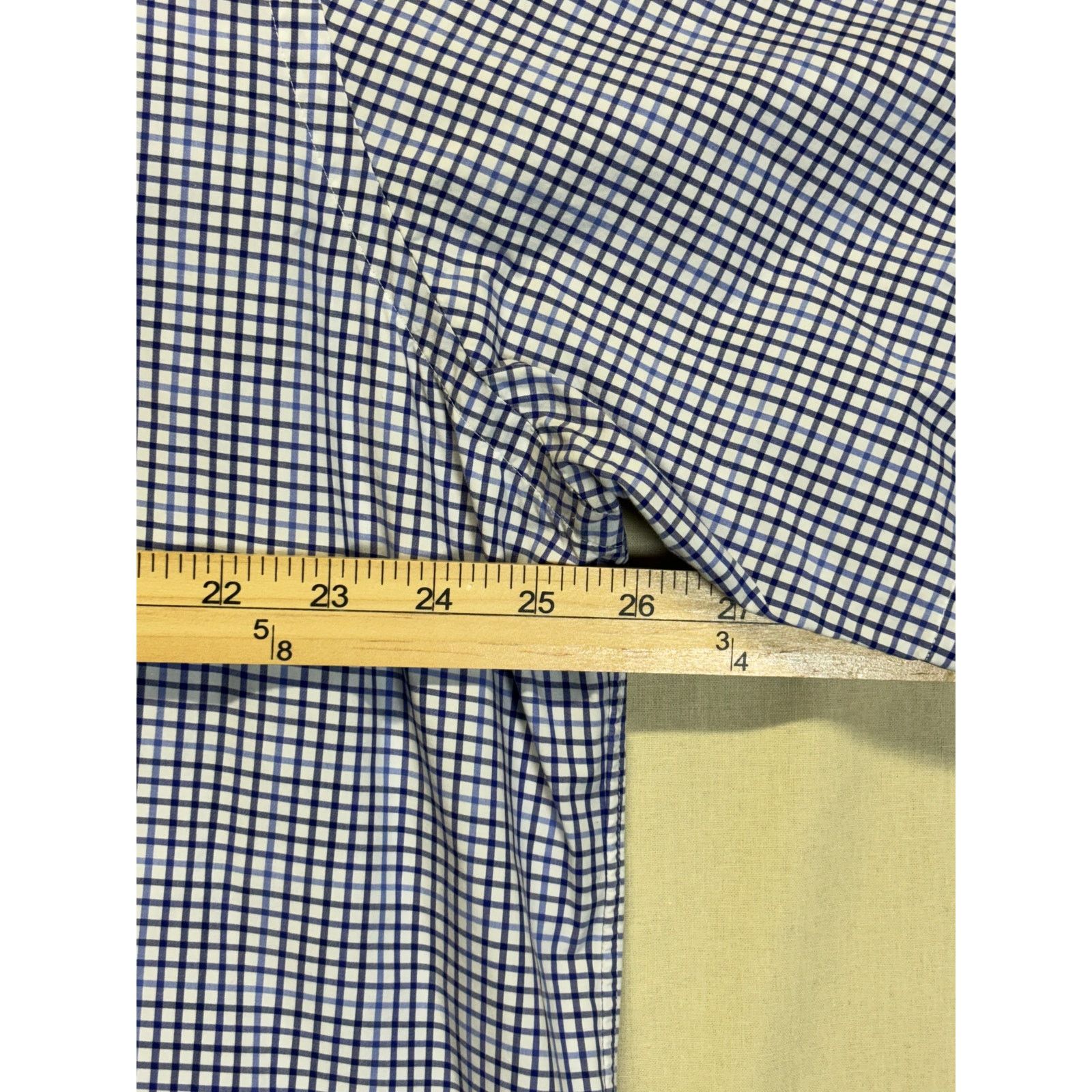 Polo Ralph Lauren Ralph Lauren Men’s 2XB Blue Plaid Short Sleeve Button Down Size US XXL / EU 58 / 5 - 3 Thumbnail