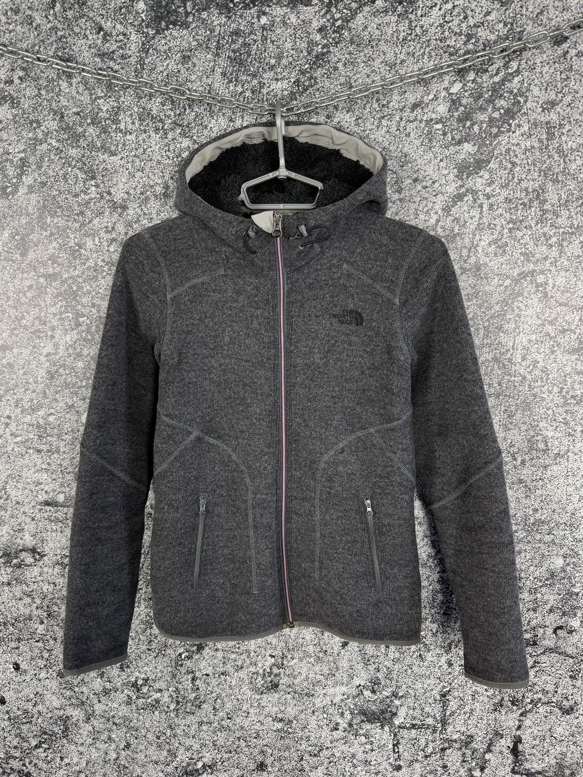 The North Face The North Face Full Zip Hoodie Outdoor Jacket Gray Size S Size S / US 4 / IT 40 - 1 Thumbnail