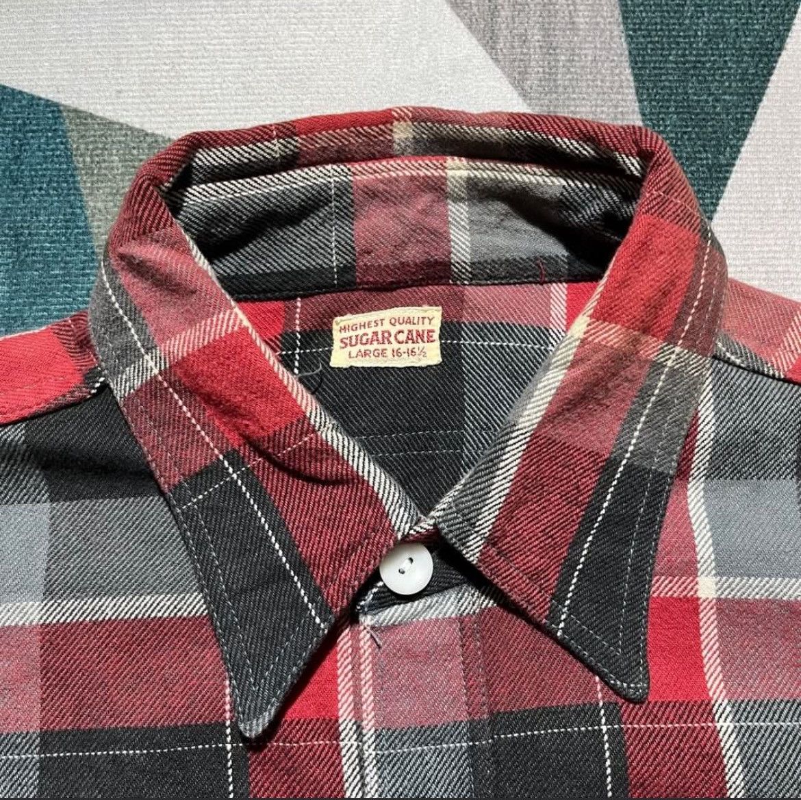 Sugar Cane Sugarcane Flannel Shirt Size US XL / EU 56 / 4 - 2 Thumbnail