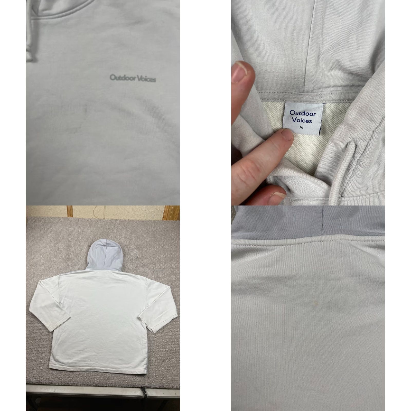 Outdoor Voices Outdoor Voices Hoodie Womens M Gray 2 Tone Pullover Activewear Logo Shirt? Size M / US 6-8 / IT 42-44 - 8 Thumbnail