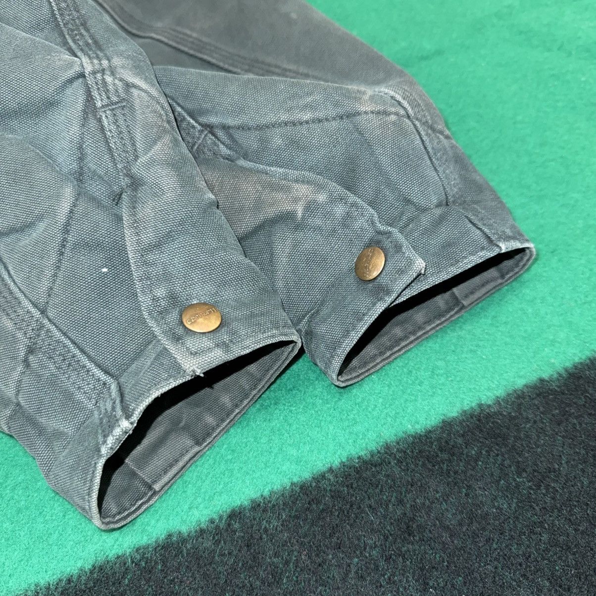 Carhartt RARE VTG 90s Hunter Green Carhartt Detroit Jacket J43 HTG Size US L / EU 52-54 / 3 - 15 Thumbnail