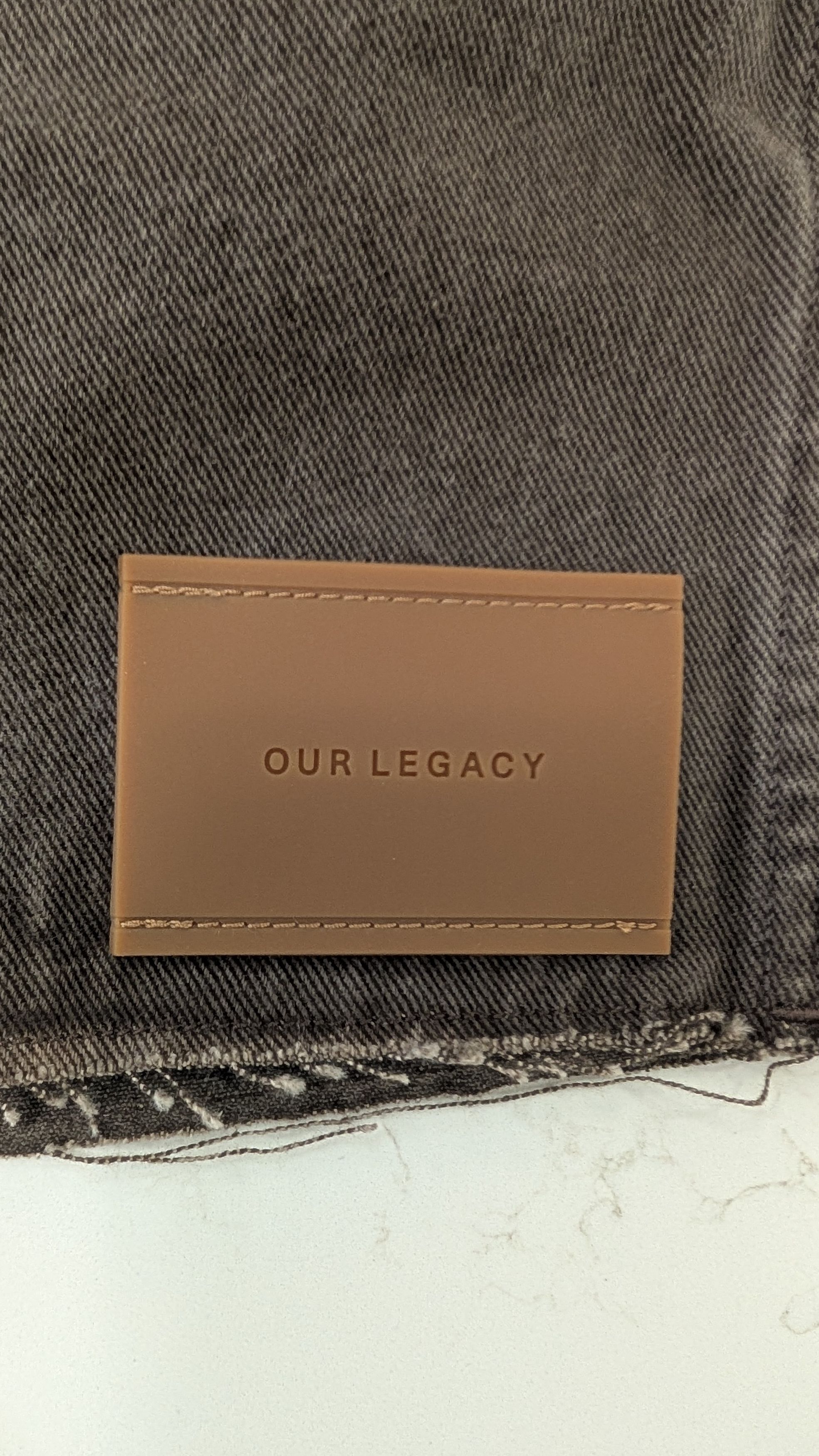 Our Legacy Our Legacy Cut Rebirth Jacket – Choco Overdyed – Size 50 Size US M / EU 48-50 / 2 - 6 Thumbnail