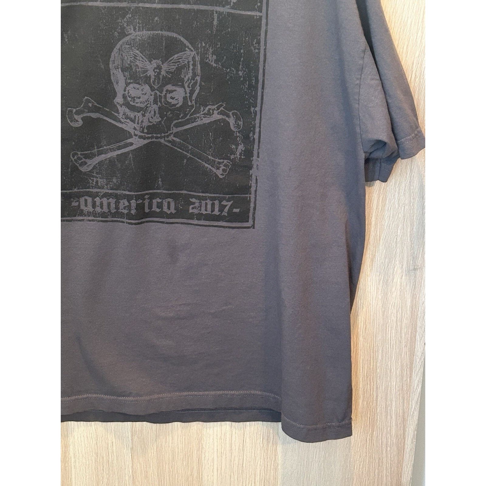 Other October Tide America 2017 Tour Mens Gray Tee XL Death Doom Size US XL / EU 56 / 4 - 7 Thumbnail