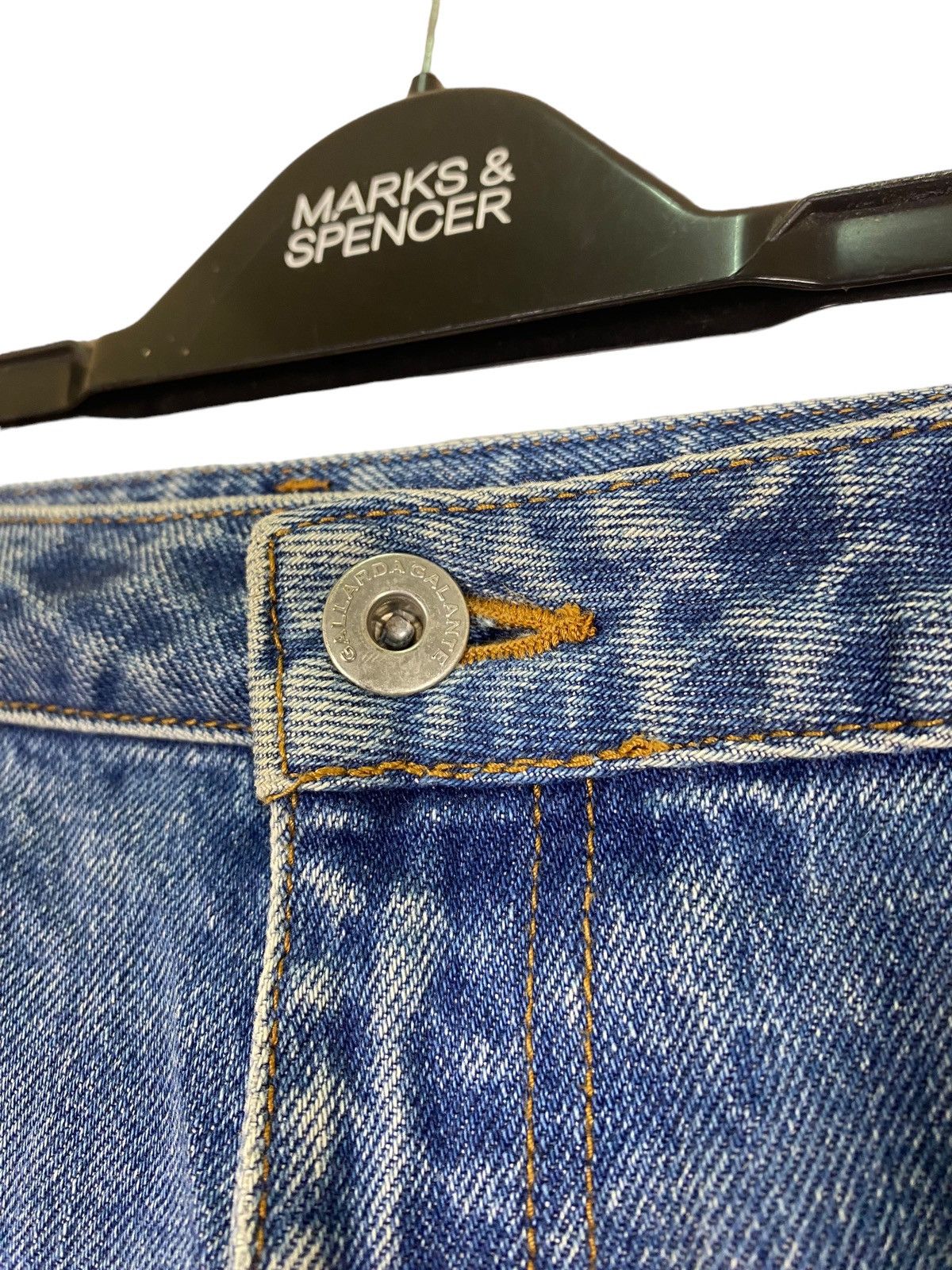 Japanese Brand Individual Designer GallardaGalante Side Tape Jeans Size US 27 - 9 Thumbnail