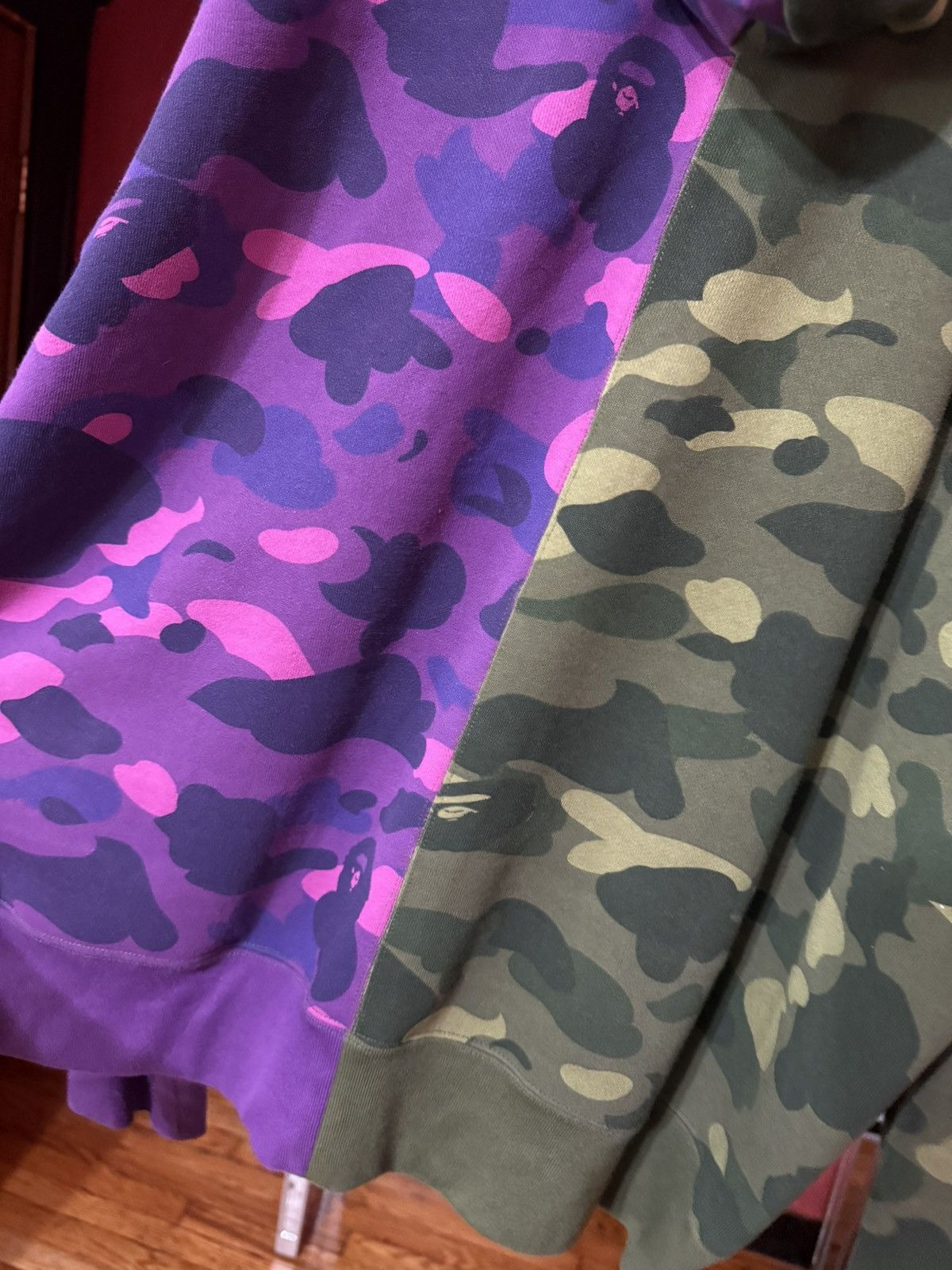 Bape Bape Half Camo Half Purple Size XXL Size US XXL / EU 58 / 5 - 7 Thumbnail