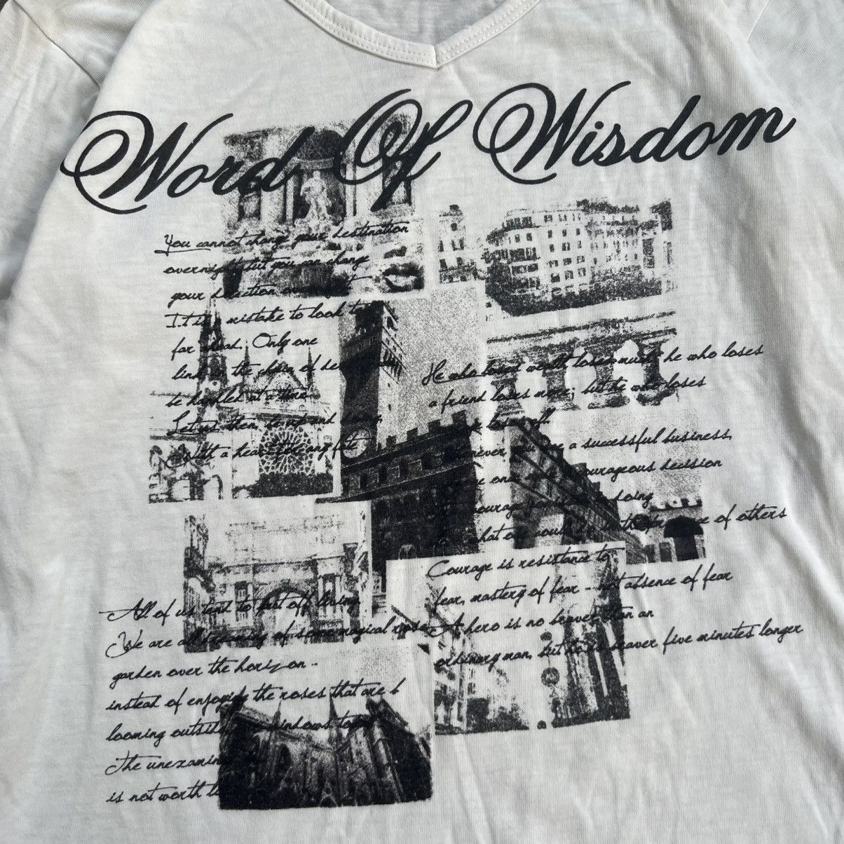 Beauty Beast 2000’s Double Focus Vkei Style Poem Longsleeve Shirt Size US M / EU 48-50 / 2 - 3 Thumbnail