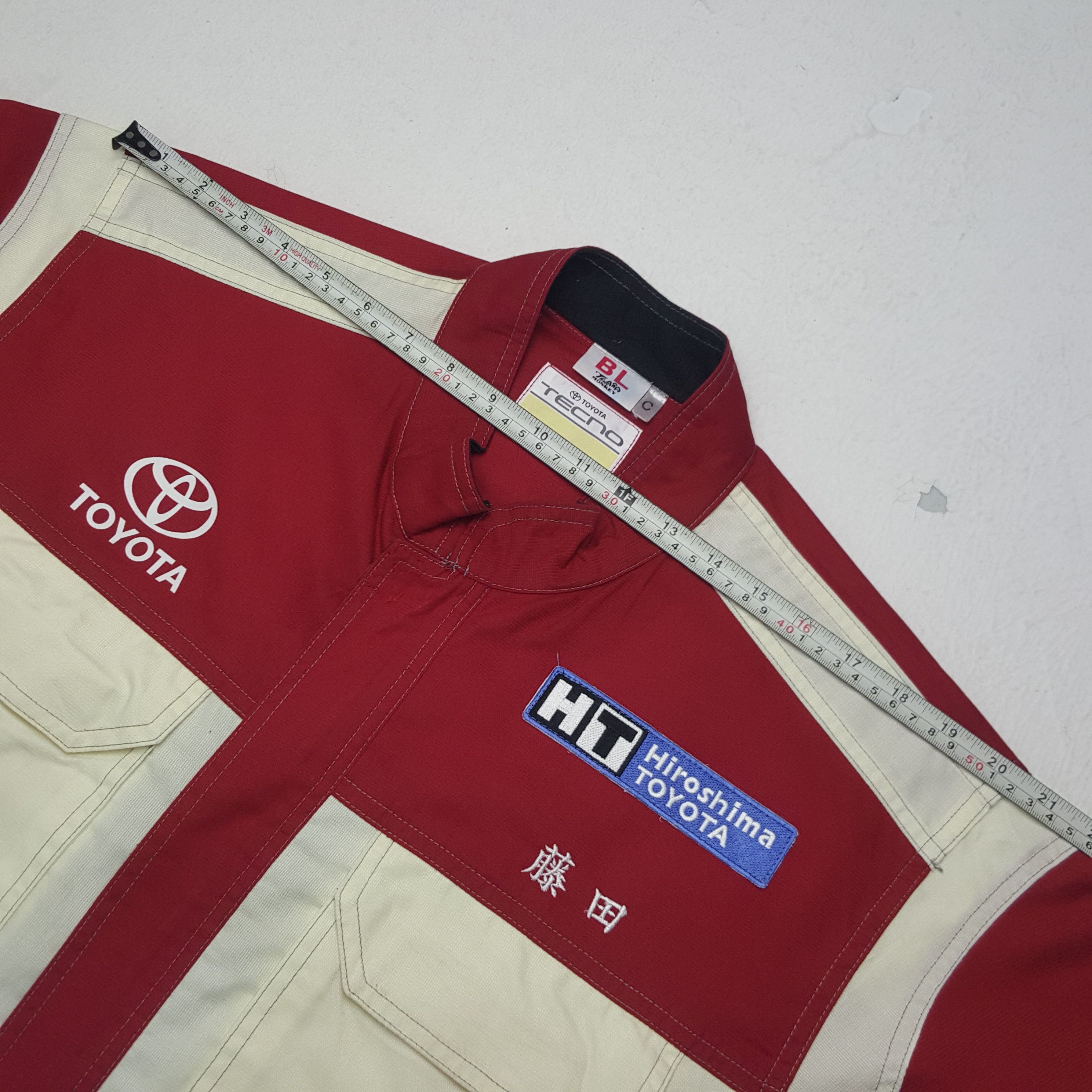 Japanese Brand × Sports Specialties × Vintage Vintage Toyota Racing Sport Coverall Jumpsuit Jacket Size US L / EU 52-54 / 3 - 10 Thumbnail
