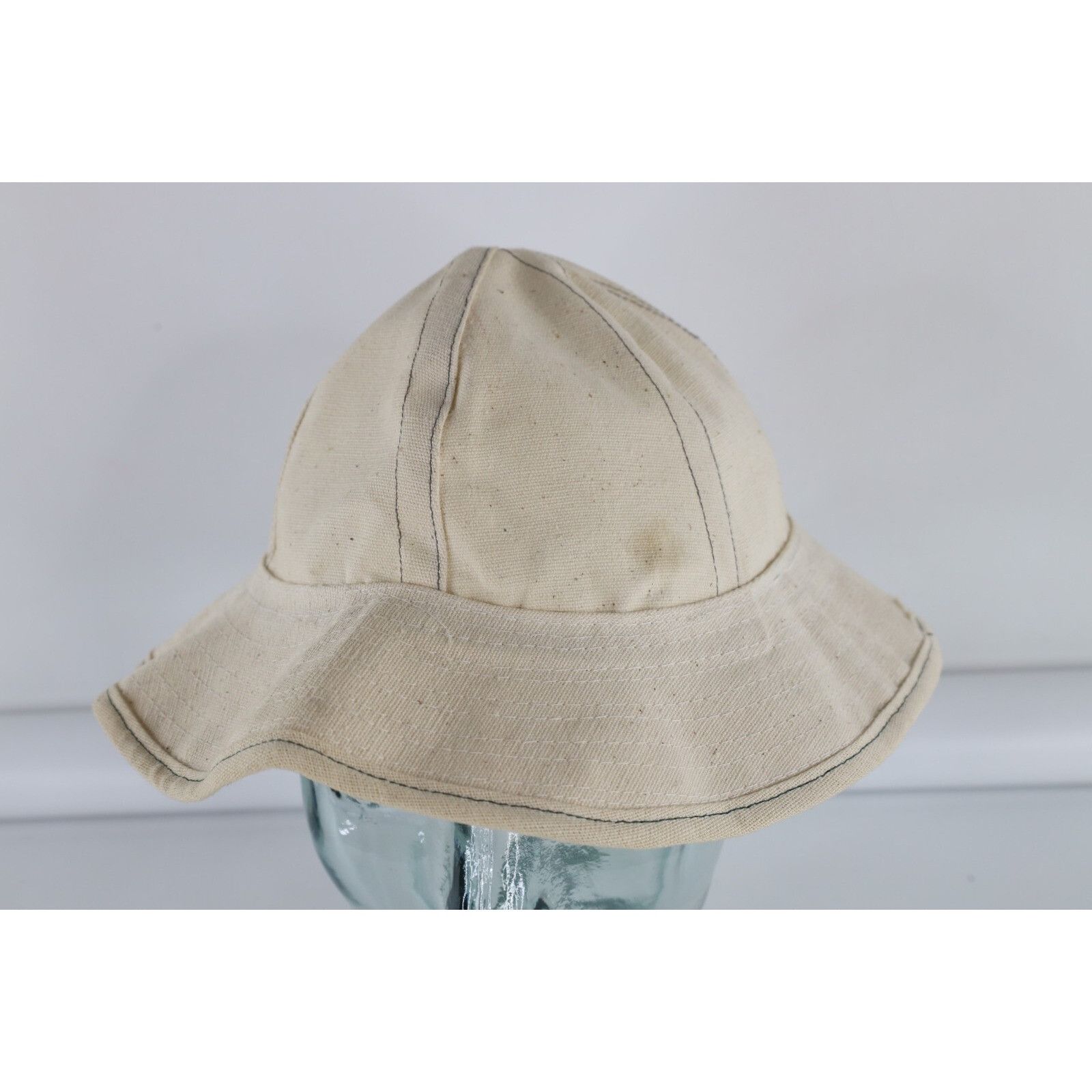 Vintage Vintage 60s 70s Streetwear Blank Canvas Bucket Hat Size ONE SIZE - 1 Thumbnail