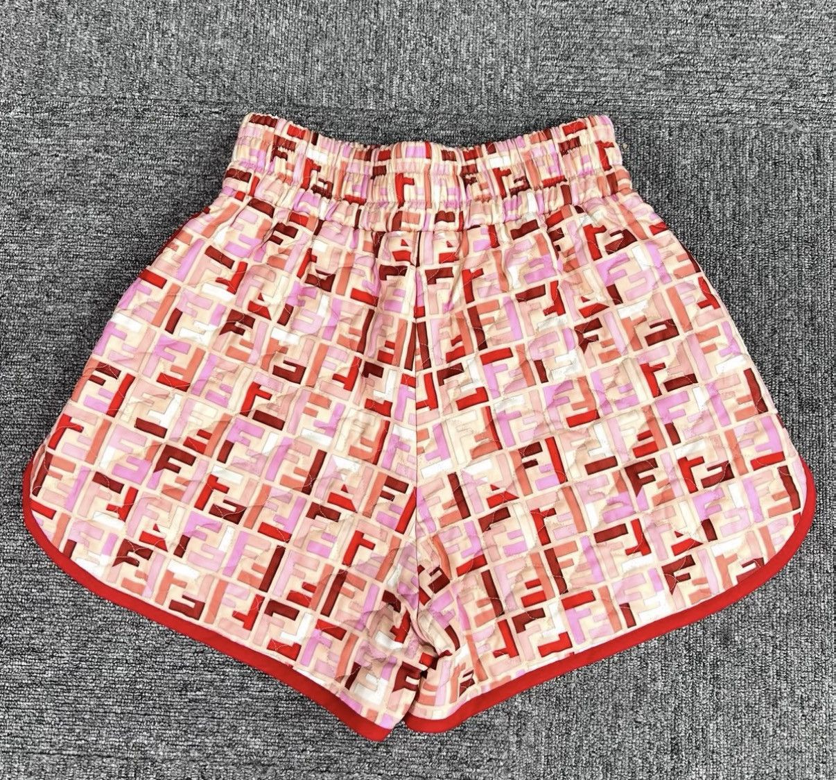 Fendi Fendi Double FF All-Over Print Silk Shorts K12 Size 26" / US 2 / IT 38 - 2 Thumbnail