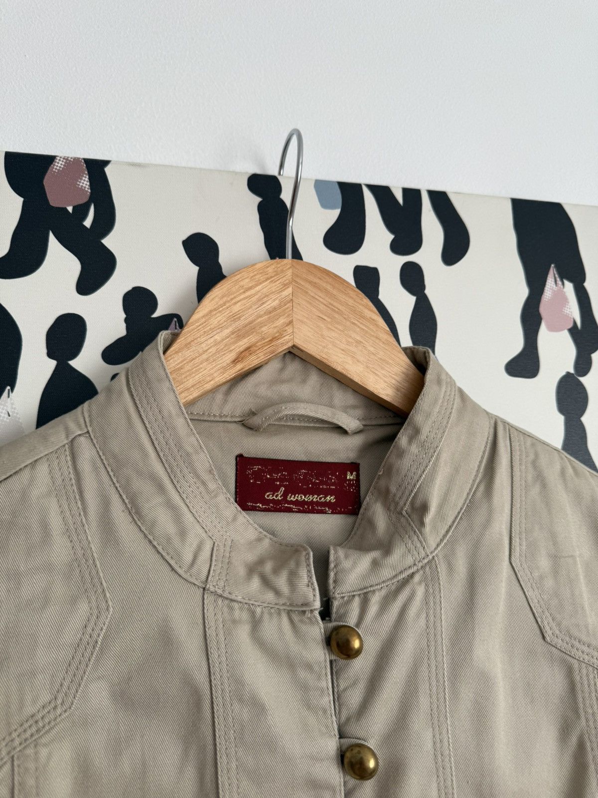 Ann Demeulemeester VNTG Textured Y2K Gold Button Napoleon Millitary Jacket Size M / US 6-8 / IT 42-44 - 11 Thumbnail