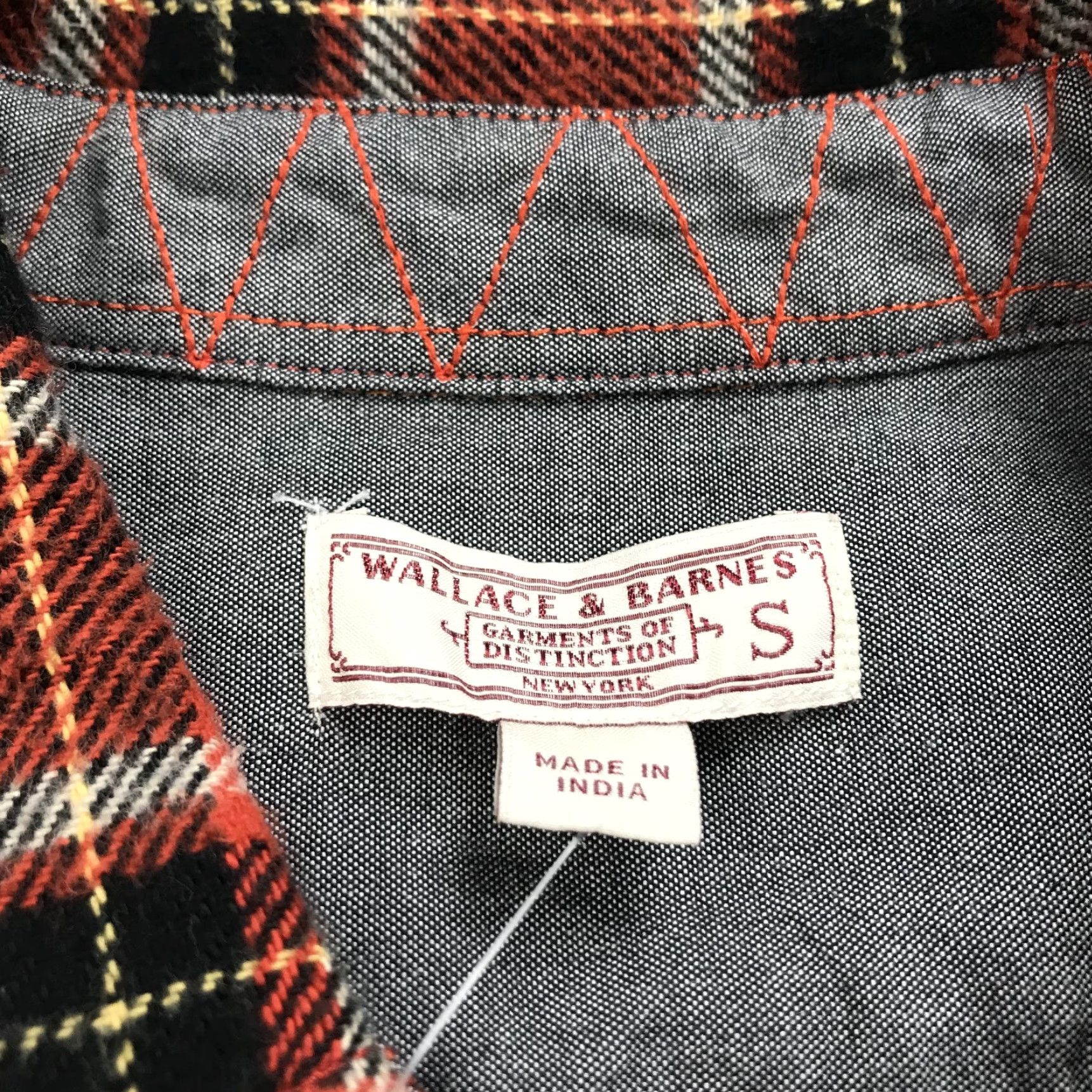 Wallace & Barnes Wallace & Barnes Shirt Mens S Red Plaid Heavyweight Flannel NWT Button-Up Cotton long Sleeve Classic Outdoor 90s style Size US S / EU 44-46 / 1 - 3 Thumbnail