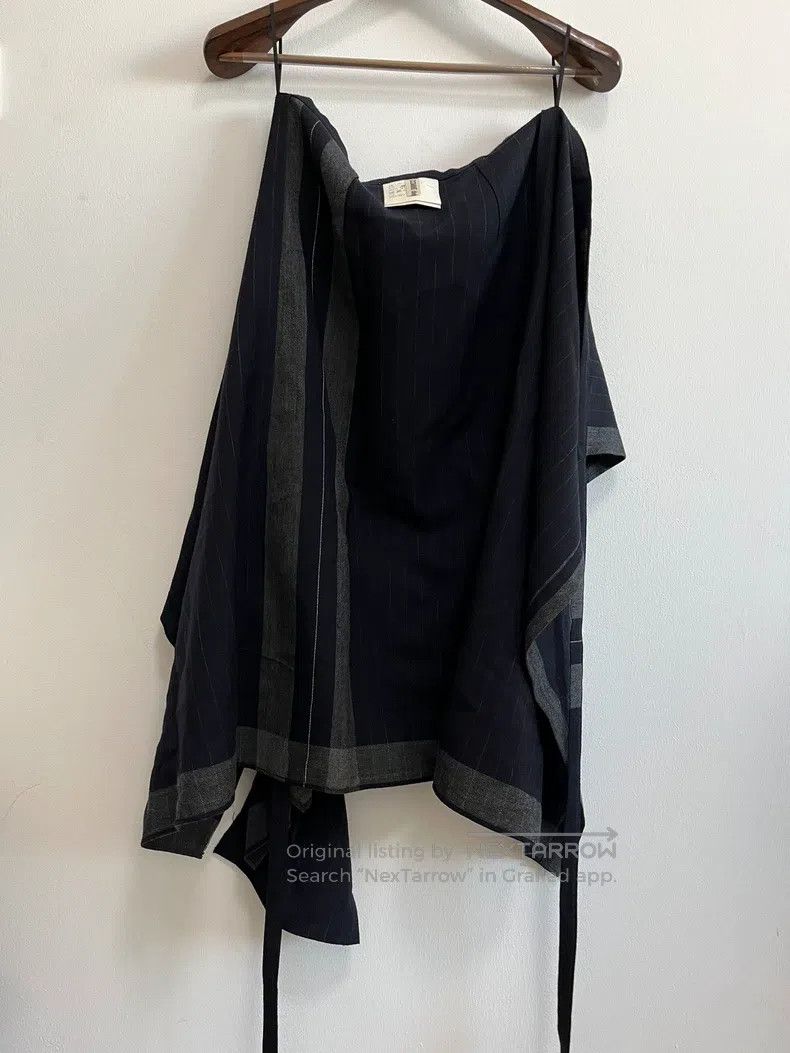 Comme des Garcons Comme des Garcons size F Navy Striped Skirt Size 24" / US 00 / IT 34 - 3 Thumbnail