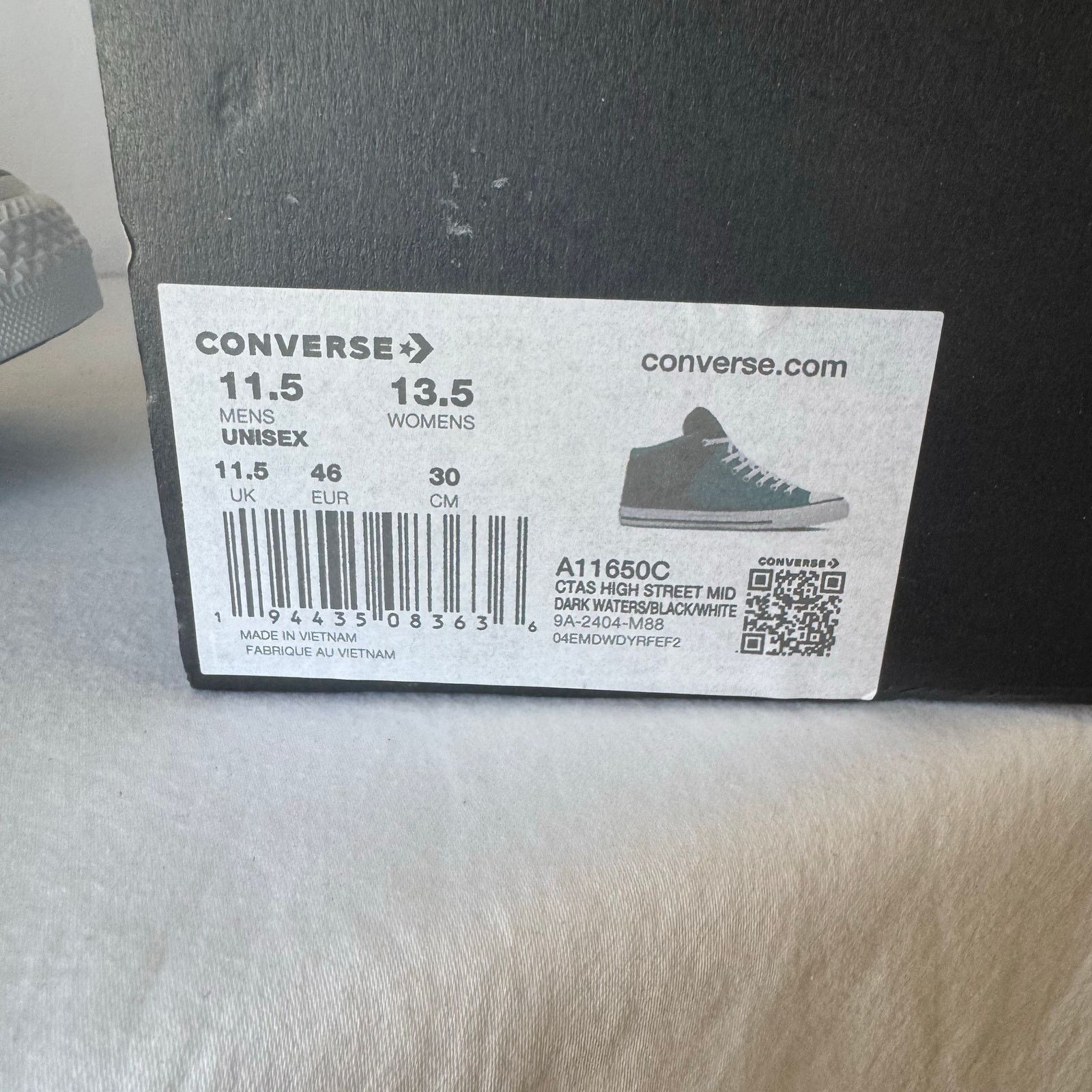 Converse NIB Converse ASCT High Street Mid Sneaker Mens 11.5 Blue Size US 11.5 / EU 44-45 - 3 Thumbnail