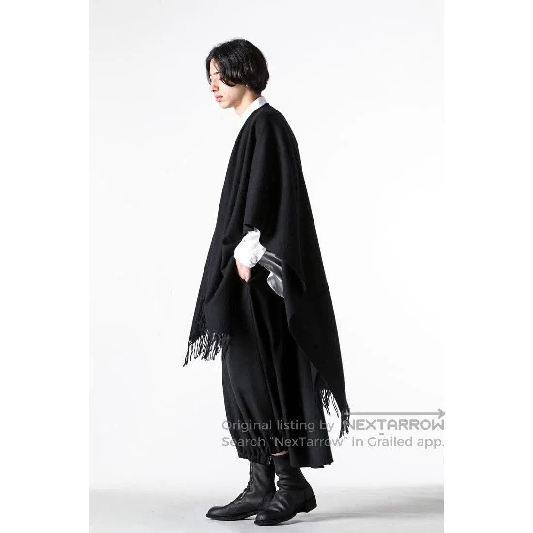 Yohji Yamamoto Yohji Yamamoto Wool Cape Scarf. Size ONE SIZE - 3 Thumbnail