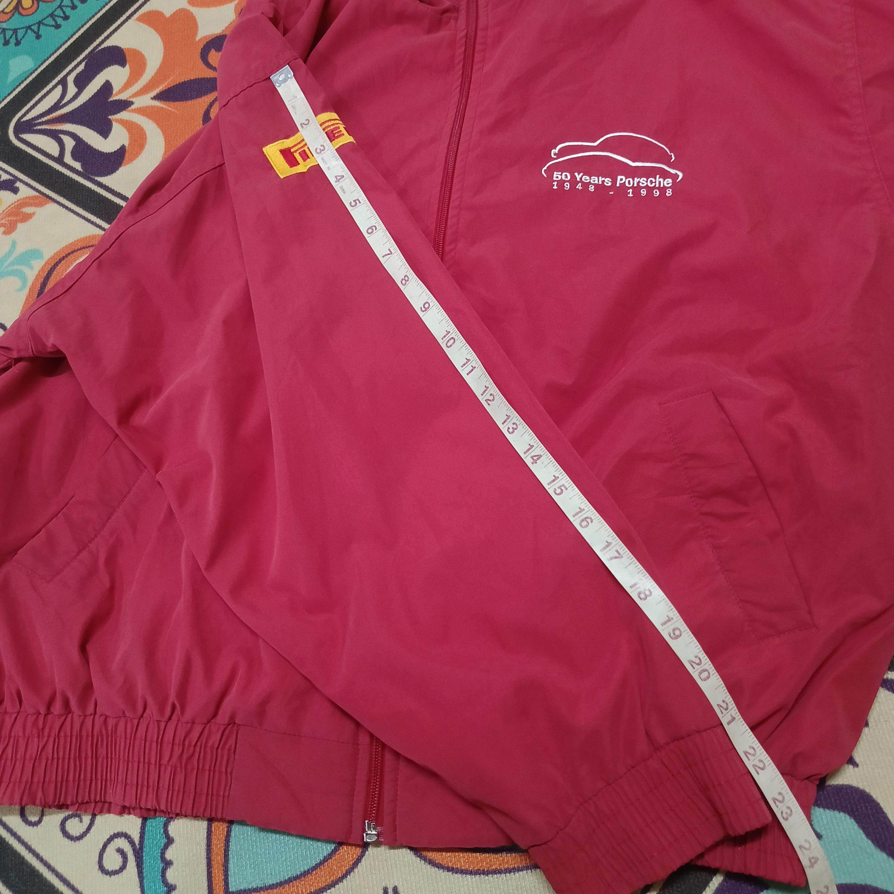 Pirelli Vintage Goodsport Porsche 50th Anniversary Racing Jacket Size US XL / EU 56 / 4 - 10 Thumbnail