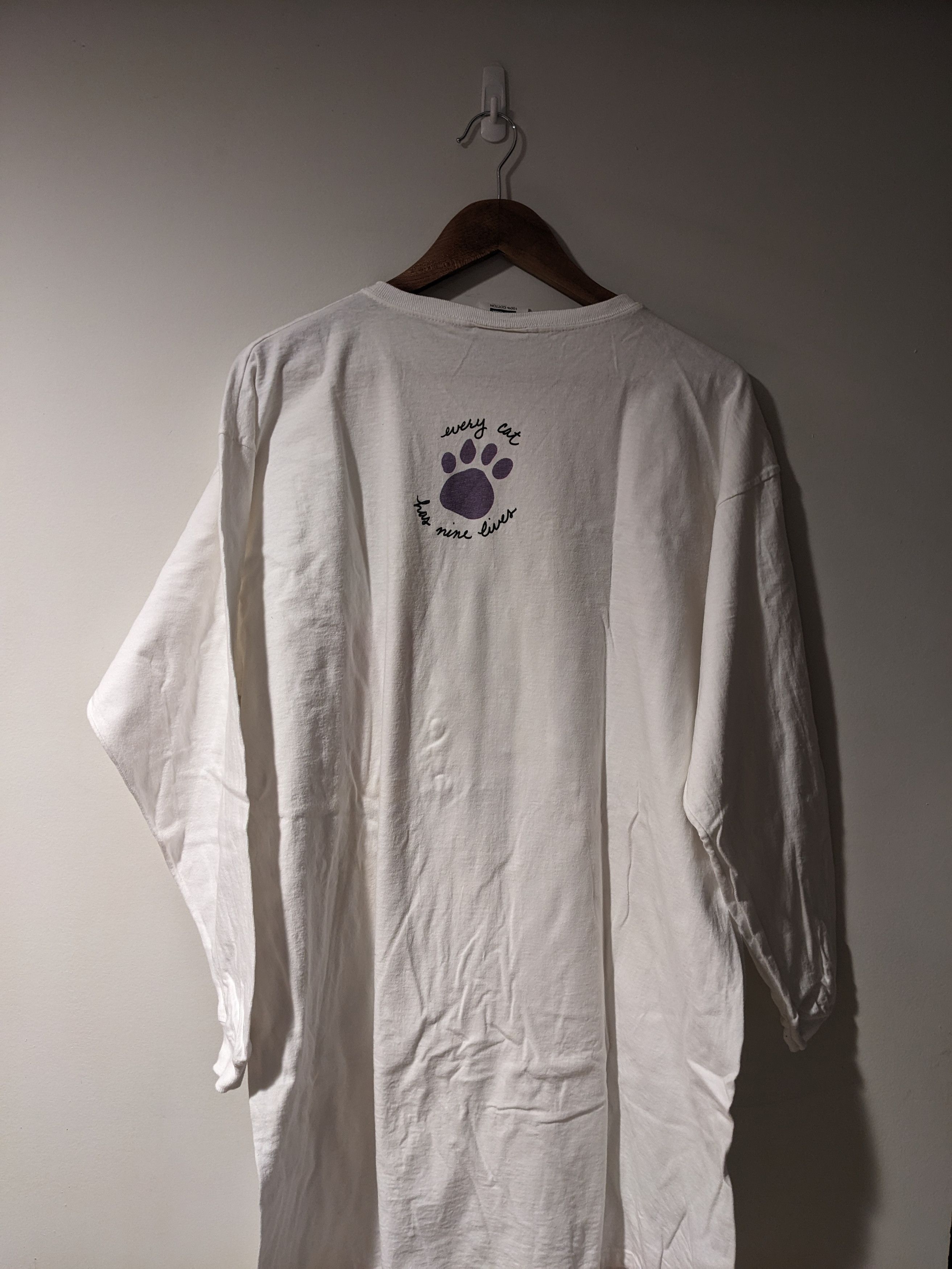 Other Vintage 2000 Cat Animal Nature Portrait Long-Sleeve T-Shirt Size US XXL / EU 58 / 5 - 7 Thumbnail