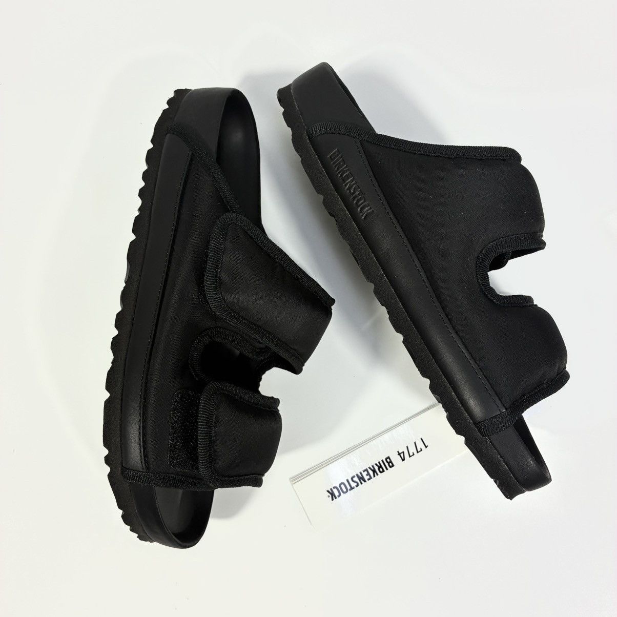 Birkenstock Birkenstock 1774 Arizona Cosny Nylon Sandals Black 38 7 NEW Size US 7 / IT 37 - 10 Thumbnail