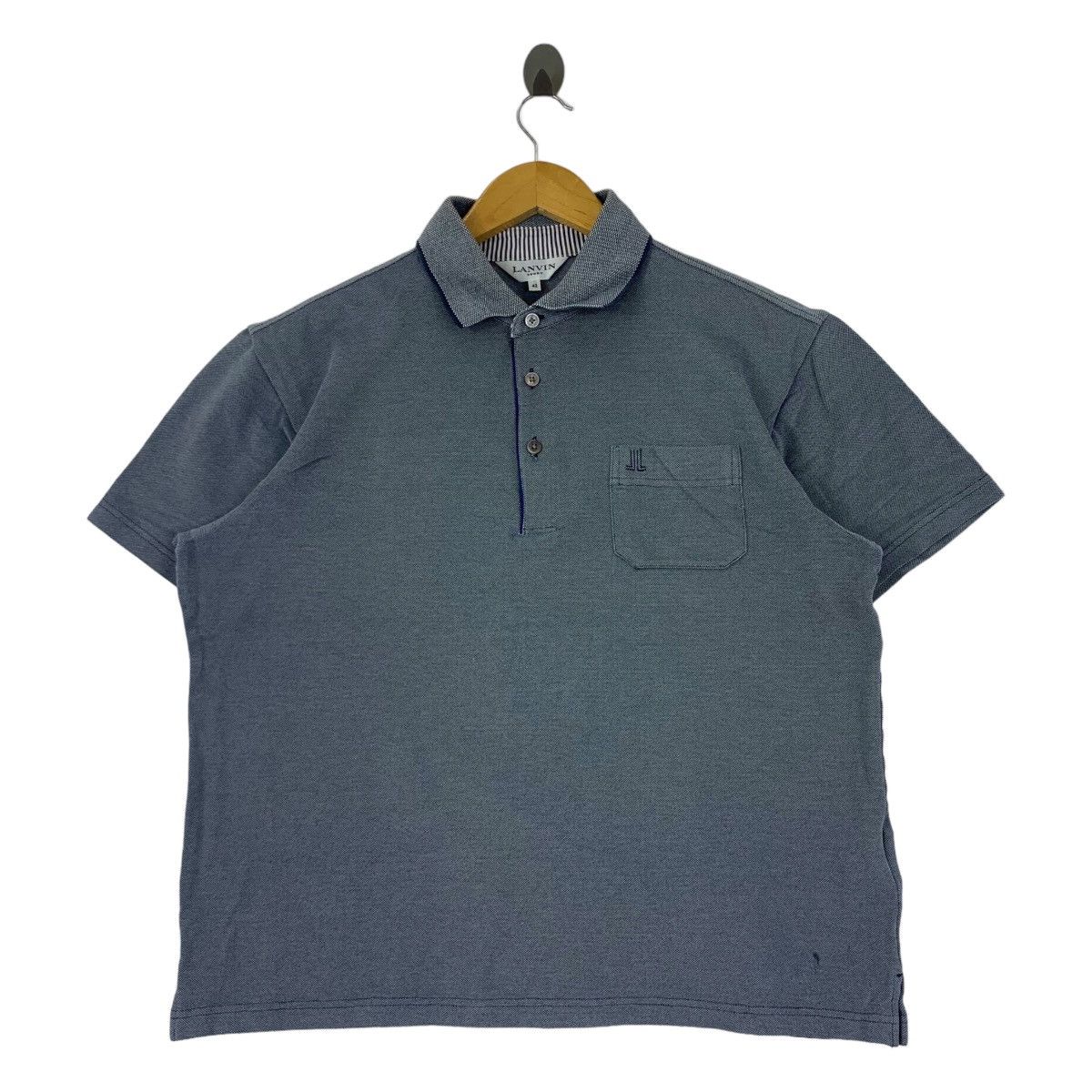 Lanvin Vintage LANVIN PARIS SPORT Golf Collection Polo Tee Shirt Size L / US 10 / IT 46 - 1 Thumbnail