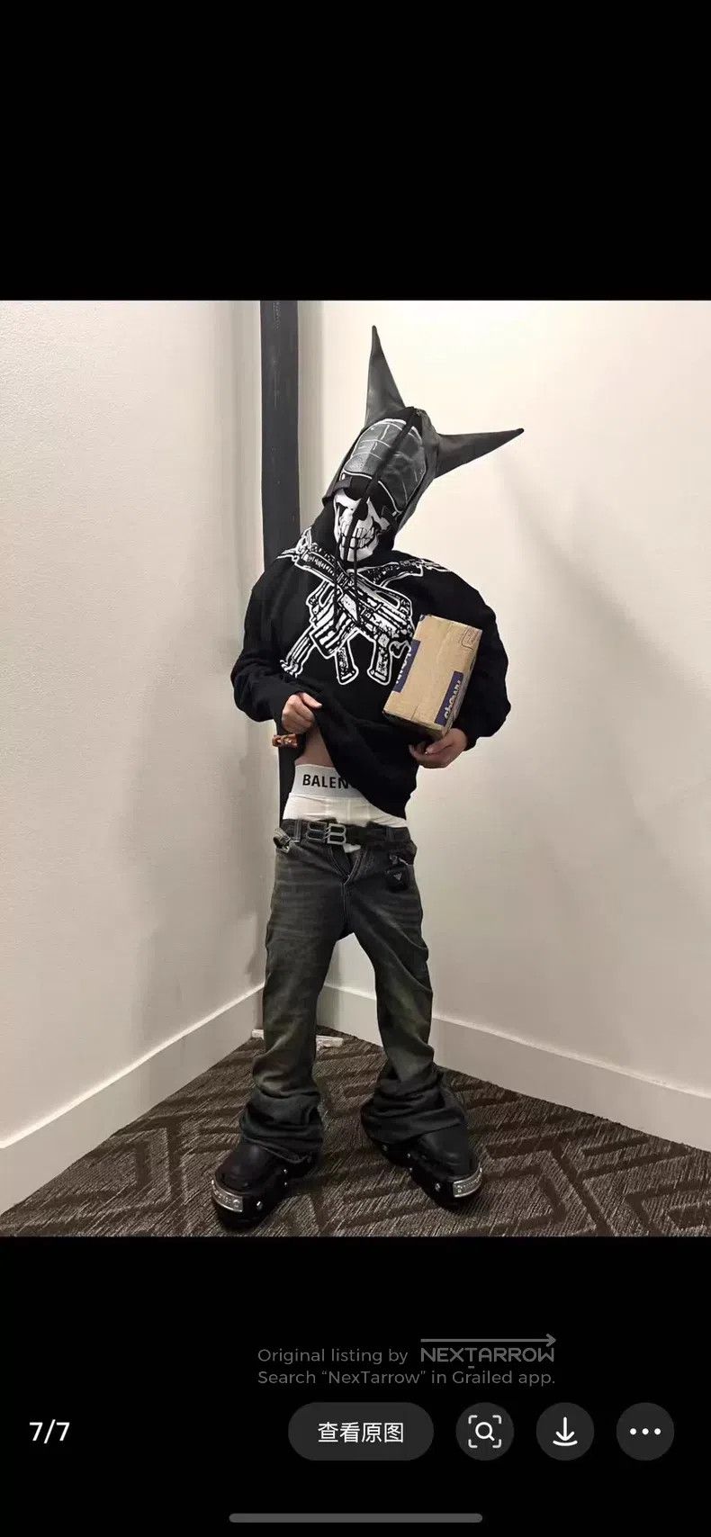 Vetements VETEMENTS Skull double-gun zipper hoodie Size US M / EU 48-50 / 2 - 6 Thumbnail