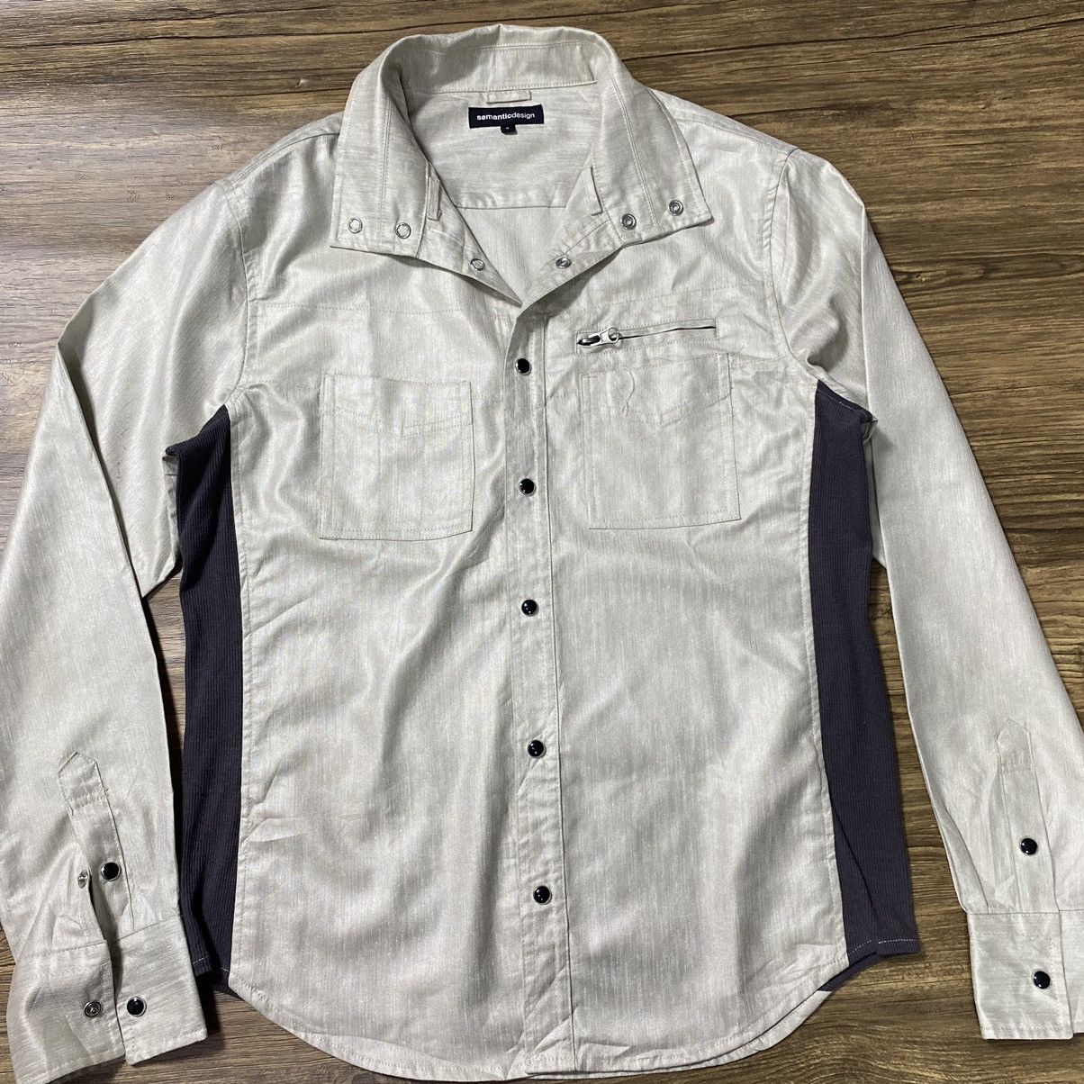 Japanese Brand Semantic Design Button Up Shirt Size US S / EU 44-46 / 1 - 4 Thumbnail