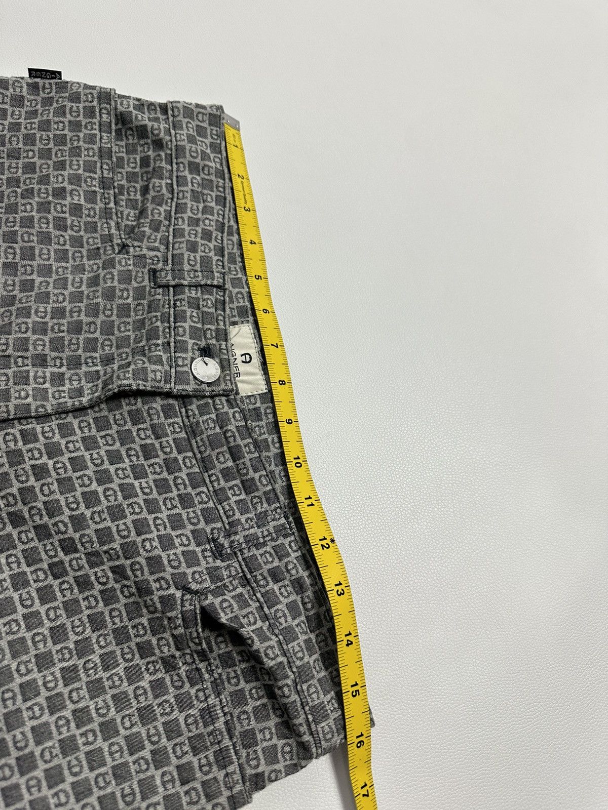 Aigner × Etienne Aigner Aigner monogram pants Pantalone denim Size 30" / US 8 / IT 44 - 16 Thumbnail