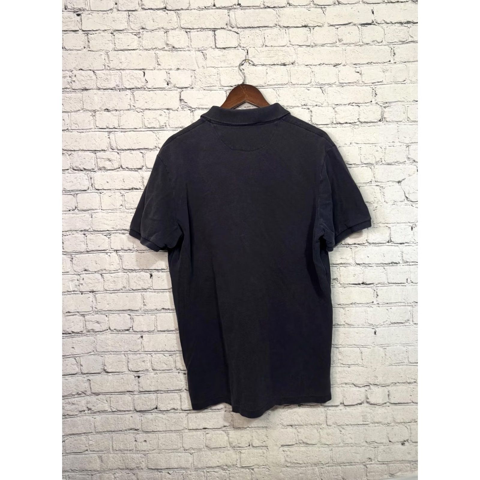 American Eagle Outfitters American Eagle Outfitters Polo Shirt Mens XL Black Cotton Short Sleeve Button-Down Vintage Fit Chest Logo Embroidered Eagle Polo Shirt Size US XL / EU 56 / 4 - 4 Thumbnail