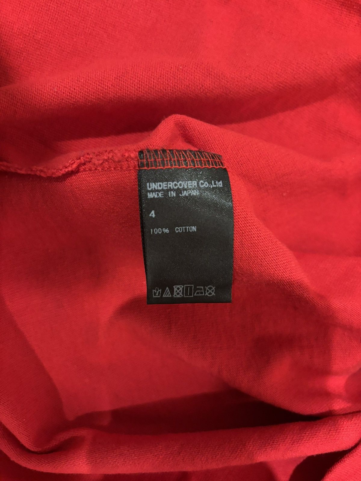 Undercover Mars89 x A Clockwork Orange Undercover SS20 LS Tee Red Size US XL / EU 56 / 4 - 7 Thumbnail