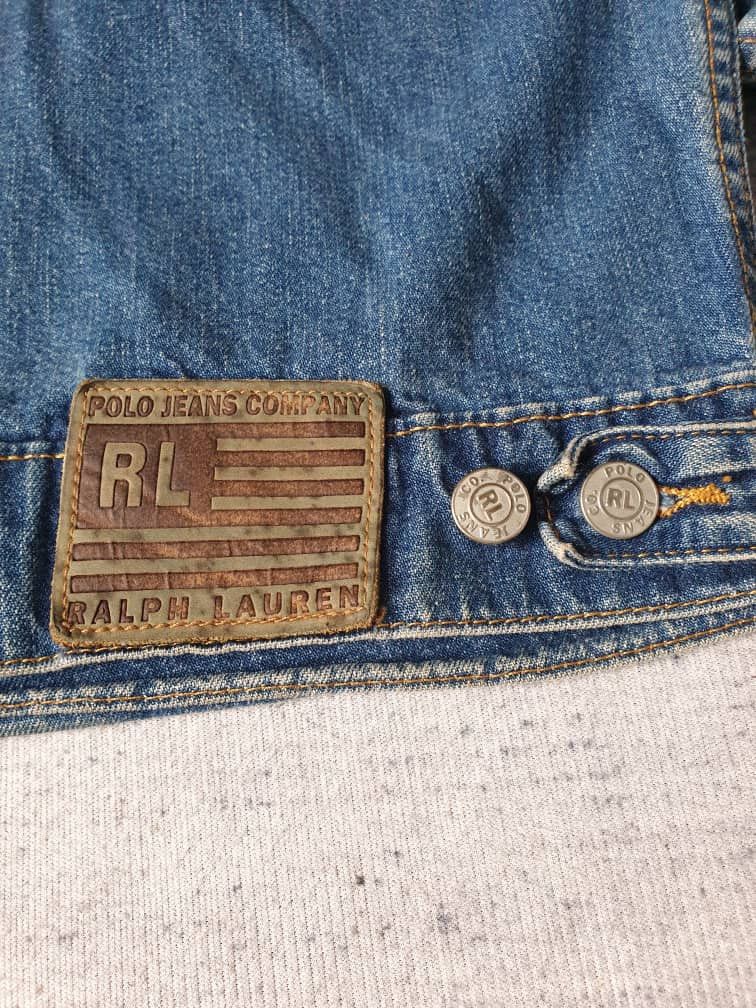 Polo Ralph Lauren 💥Vintage Polo Ralph Lauren denim jacket Size US XL / EU 56 / 4 - 20 Thumbnail