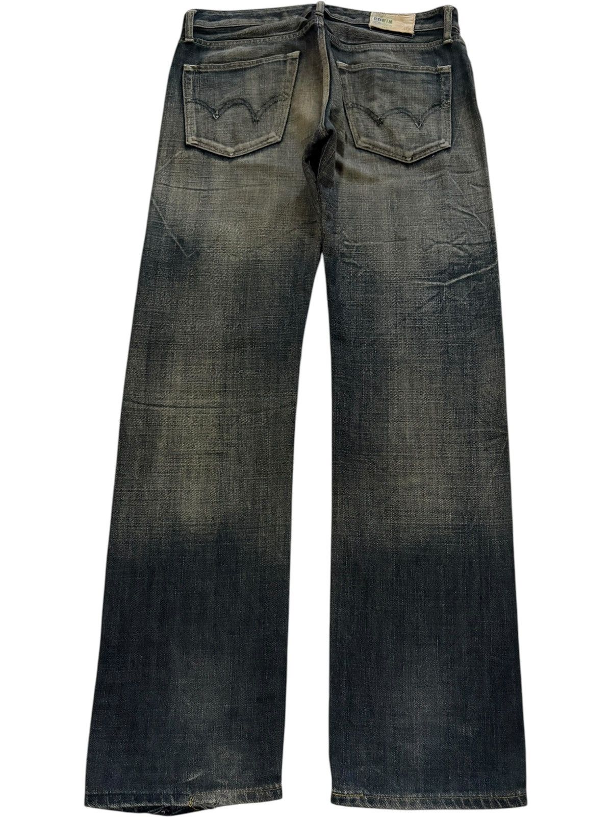 Edwin Vintage Japanese Edwin 502 Rusty Mud Wash Baggy Jeans Size US 35 - 2 Thumbnail