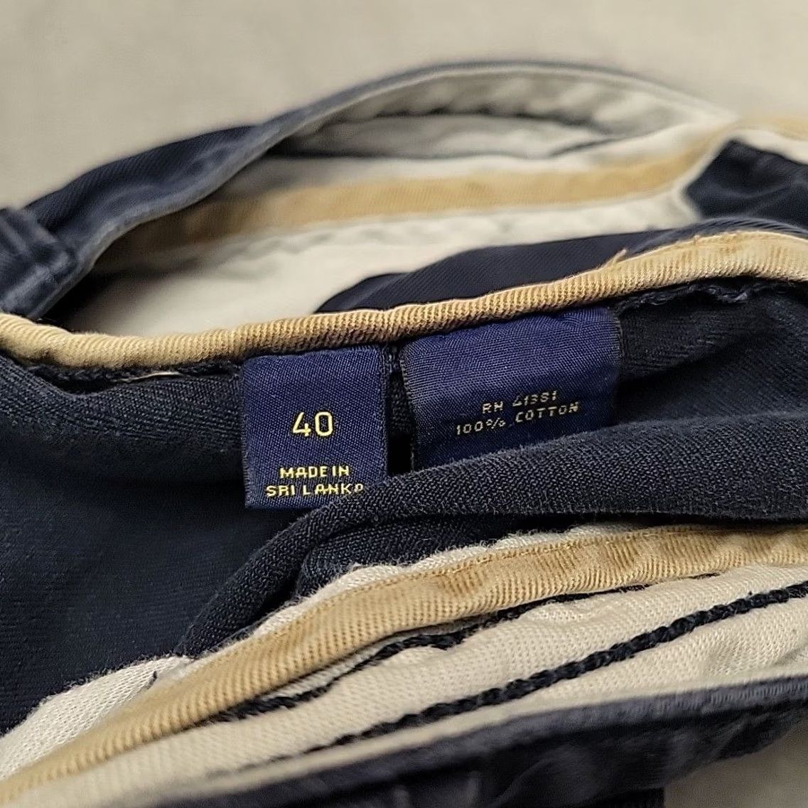 Polo Ralph Lauren Polo Ralph Lauren Cargo Shorts Mens 40 Blue Classic Casual Outdoor Chino Size US L / EU 52-54 / 3 - 7 Thumbnail