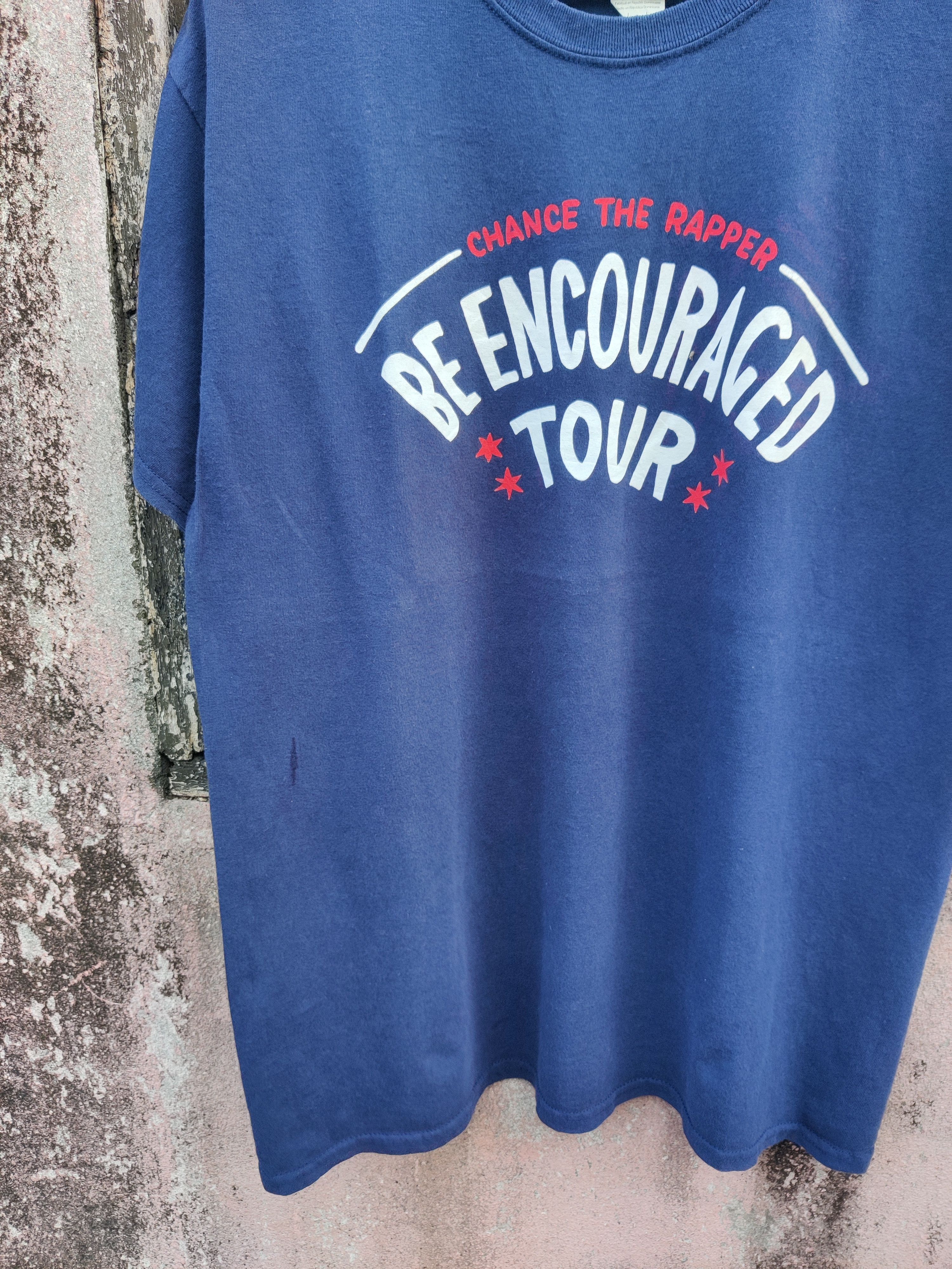 Rap Tees Vintage Chance The Rapper Encouraged Tour Shirt Size US L / EU 52-54 / 3 - 5 Thumbnail