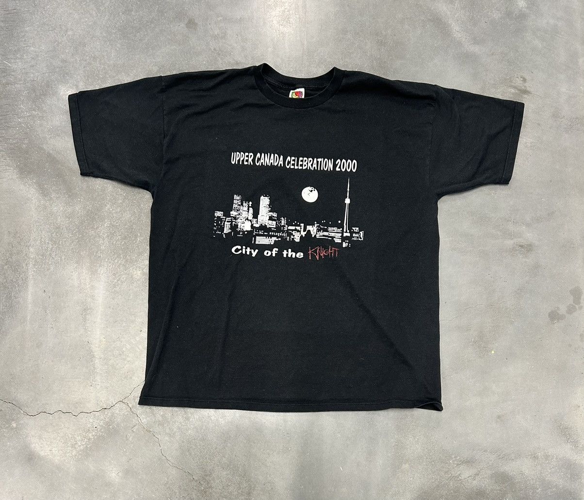 Fruit Of The Loom × Vintage 2000 Upper Canada Celebration Toronto black t shirt Size US XXL / EU 58 / 5 - 1 Thumbnail