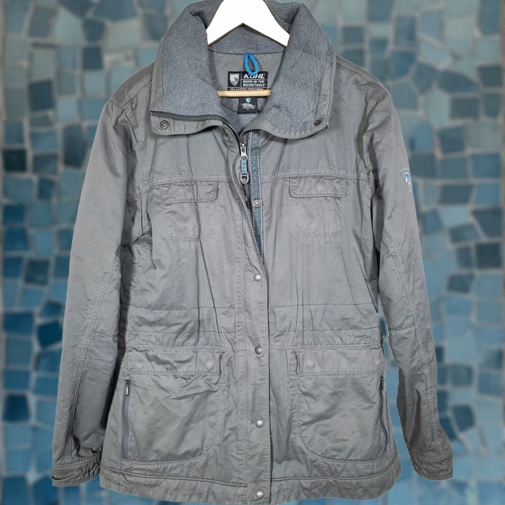 Vintage Kuhl Projekt Lena Insulated Jacket Gray Mountain Utility Hiking Water Resistant Women’s L Jacket Size L / US 10 / IT 46 - 1 Thumbnail