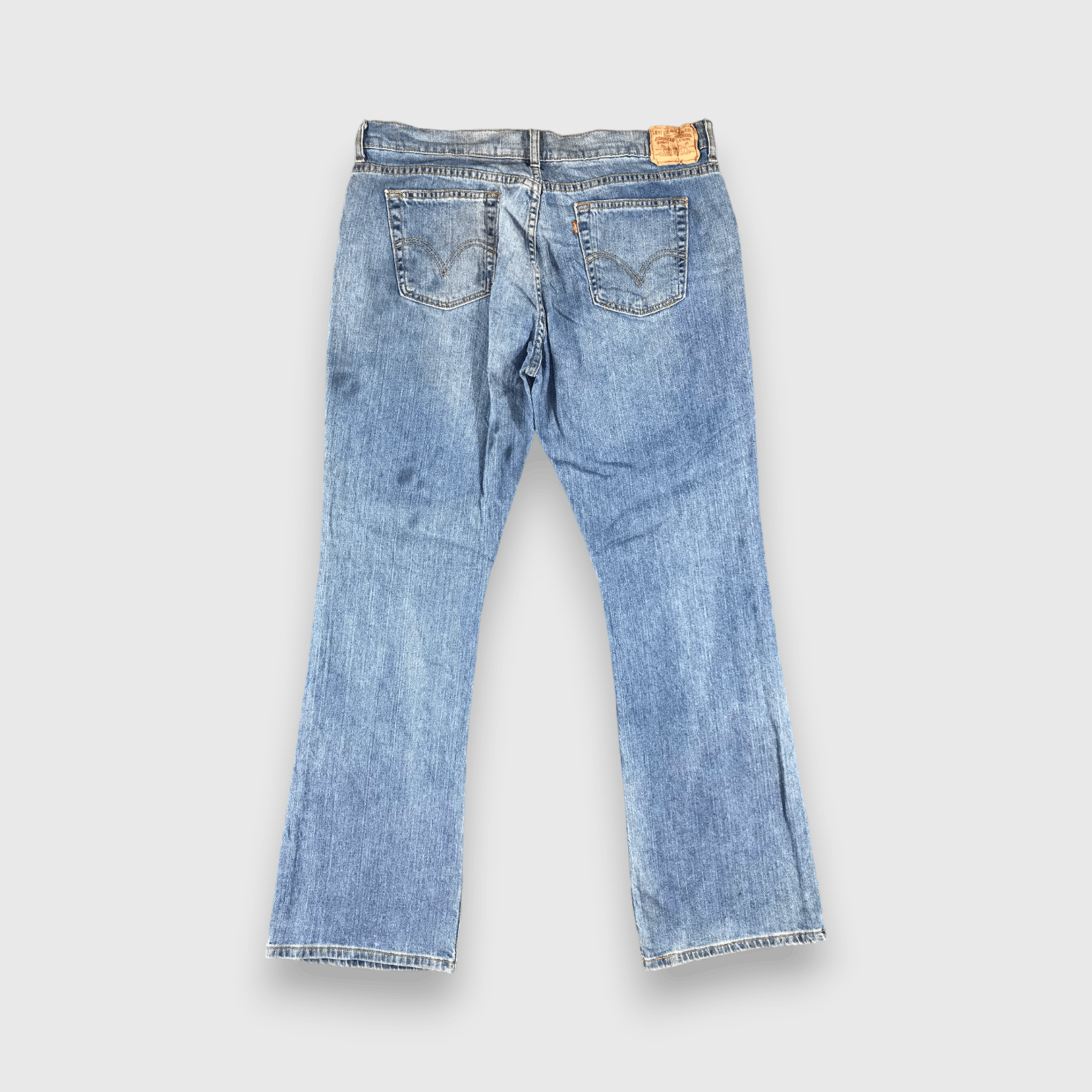 Levi's Vintage Blue Wash Levis 515 Flare Jeans-J2557 Size US 36 / EU 52 - 2 Thumbnail