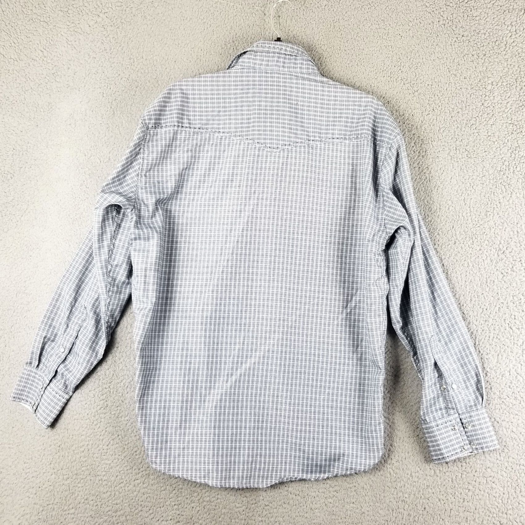 Vintage Cowboy Legend Shirt Men L Plaid Western Cowboy 90s Snap Button-Up Casual Business Party/Cocktail Formal Travel Workwear Size US L / EU 52-54 / 3 - 6 Thumbnail