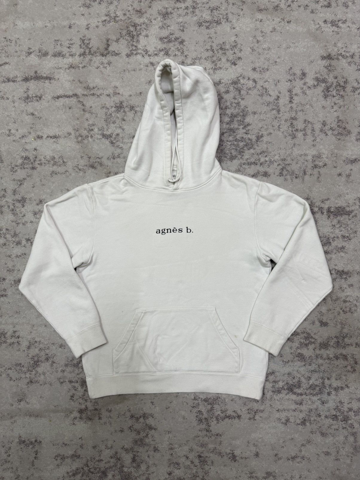 agnes b. Vintage Agnes B. Center Logo Pullover Sweater Hoodie Size S / US 4 / IT 40 - 3 Thumbnail