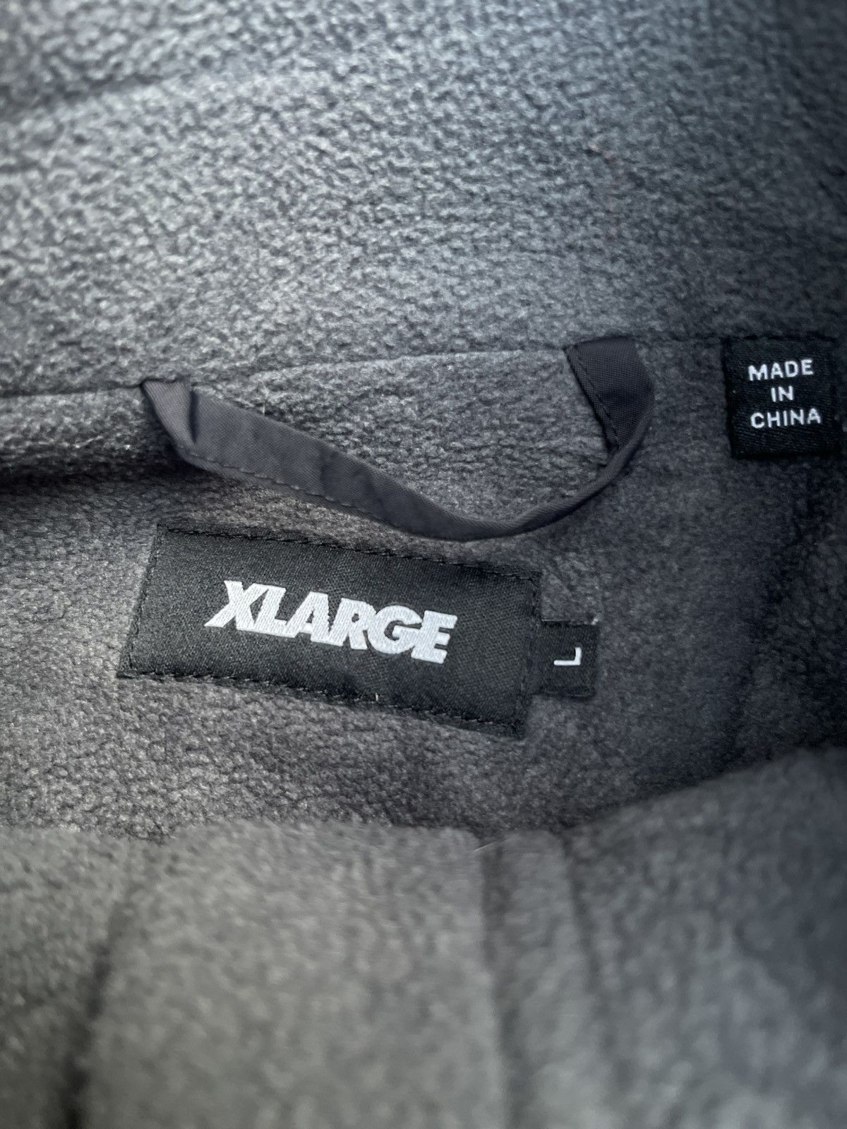 Japanese Brand × Xlarge X-Large Fleece Lined Windbreaker Jacket - Black - Size L Size US L / EU 52-54 / 3 - 7 Thumbnail