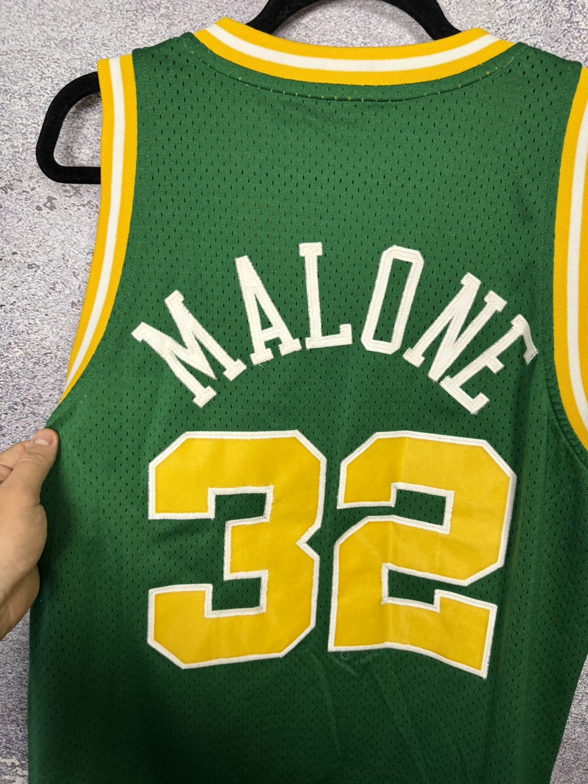 Adidas × NBA CARL MALONE Utah Jazz 2013 NBA Adidas Jersey Blokcore Size US M / EU 48-50 / 2 - 16 Thumbnail