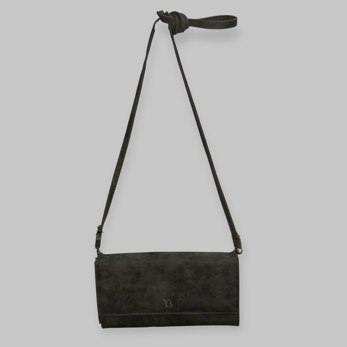Y's Yohji Yamamoto Suede Sling Wallet Bag Size ONE SIZE - 2 Thumbnail
