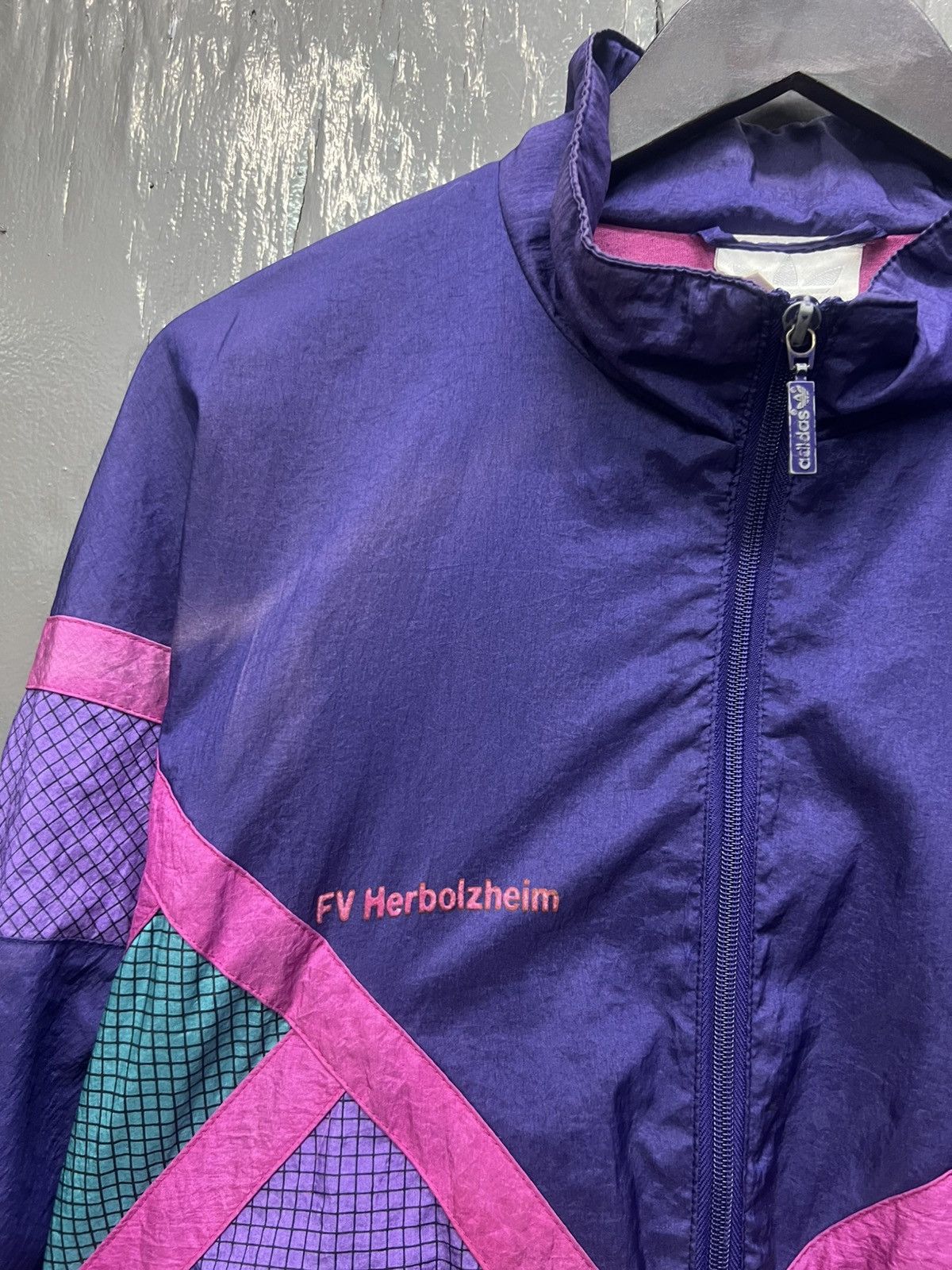 Vintage Vintage Adidas FV Herbolzheim Light Jacket Size US M / EU 48-50 / 2 - 5 Thumbnail