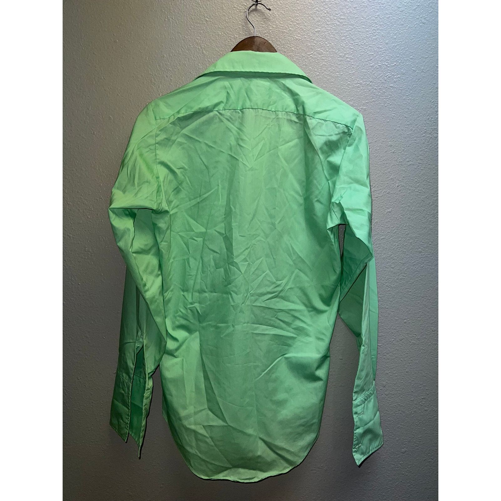 Vintage Vintage Brent Sanforized Button Up Shirt Dacron Green S Size US S / EU 44-46 / 1 - 7 Thumbnail