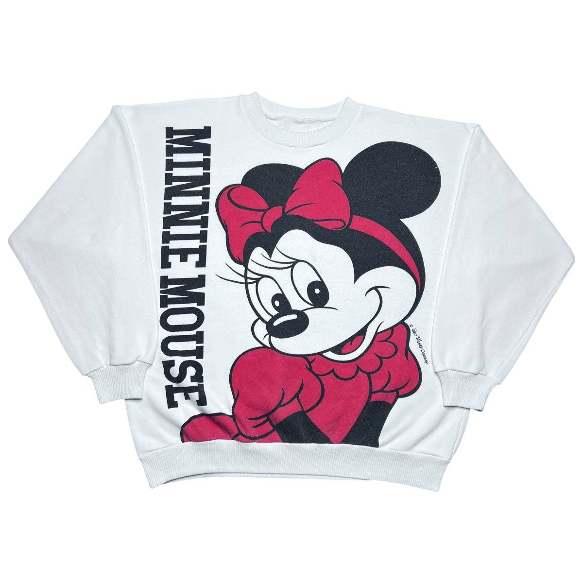 Disney 1980s Disney Minnie Mouse Double Sided Big Print Sweatshirt Size US XL / EU 56 / 4 - 1 Thumbnail