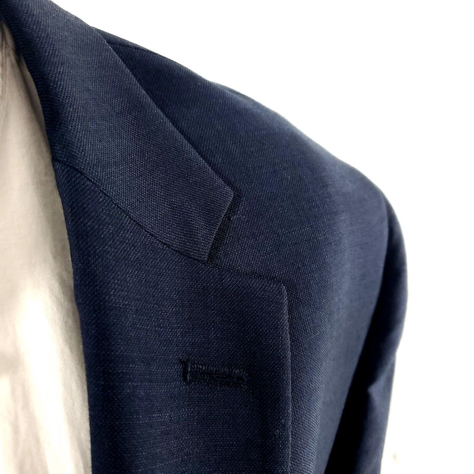 Pronto Uomo Pronto Uomo Platinum Wool 2 Button 2 Piece Suit 42S Blue 39/ Size 42S - 2 Thumbnail