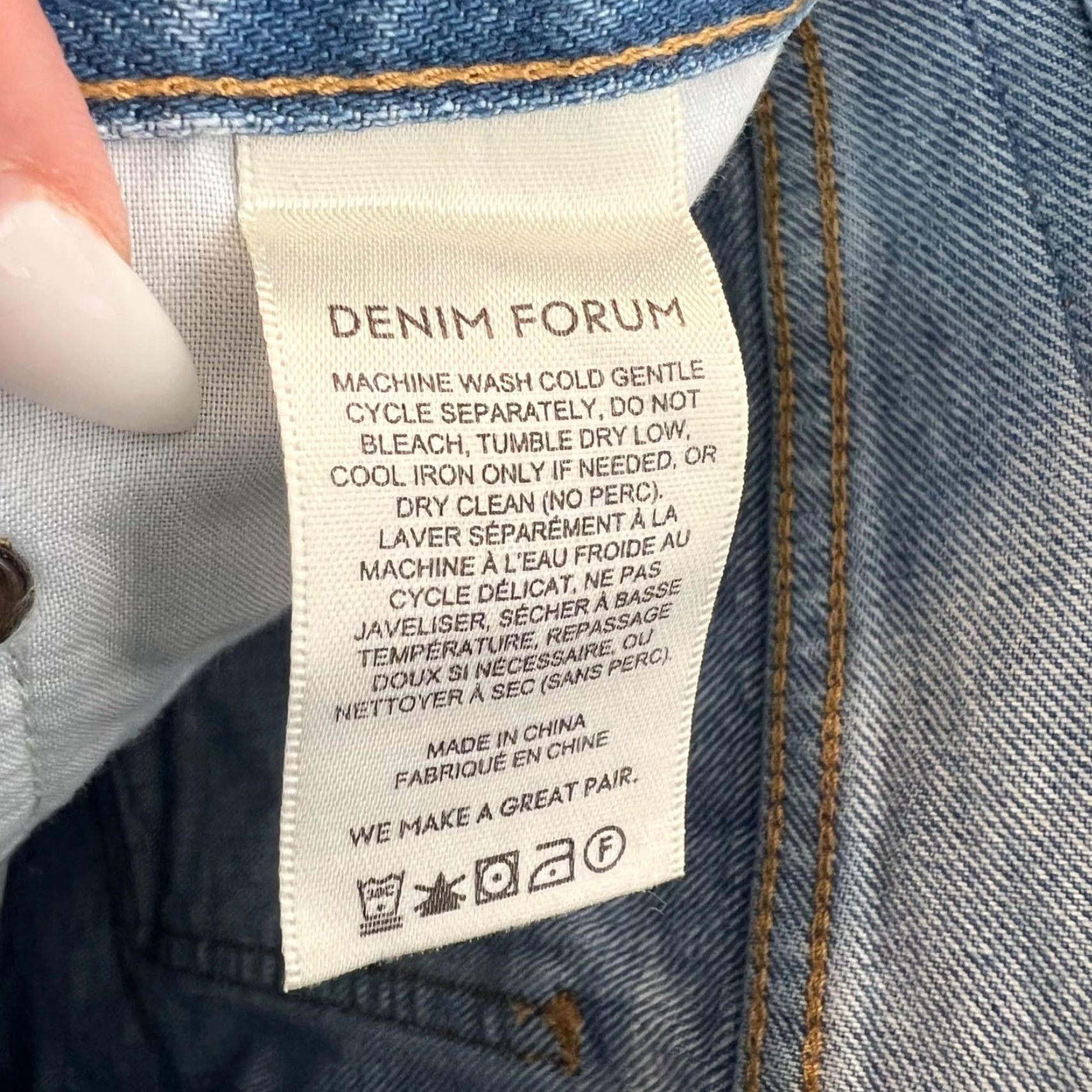 Vintage VINTAGE Denim Forum The Joni High Rise Loose Jeans Adult Womens 24 Blue Cotton Denim 90s Womens Jeans Size 42" / US 20 - 5 Thumbnail