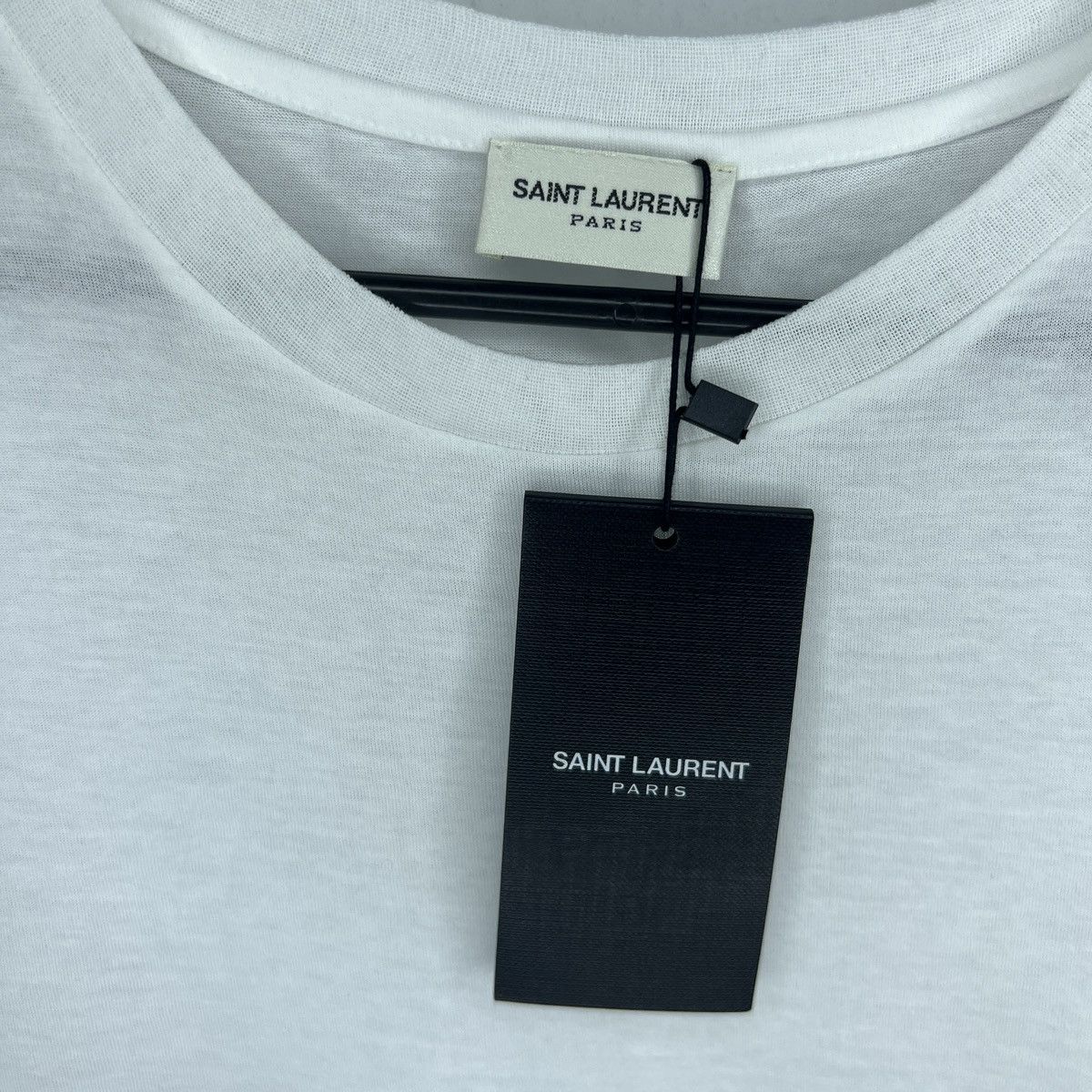 Saint Laurent Paris Saint Laurent Paris SL Logo Tee Tshirt YSL White Brand New Size XS / US 0-2 / IT 36-38 - 5 Thumbnail