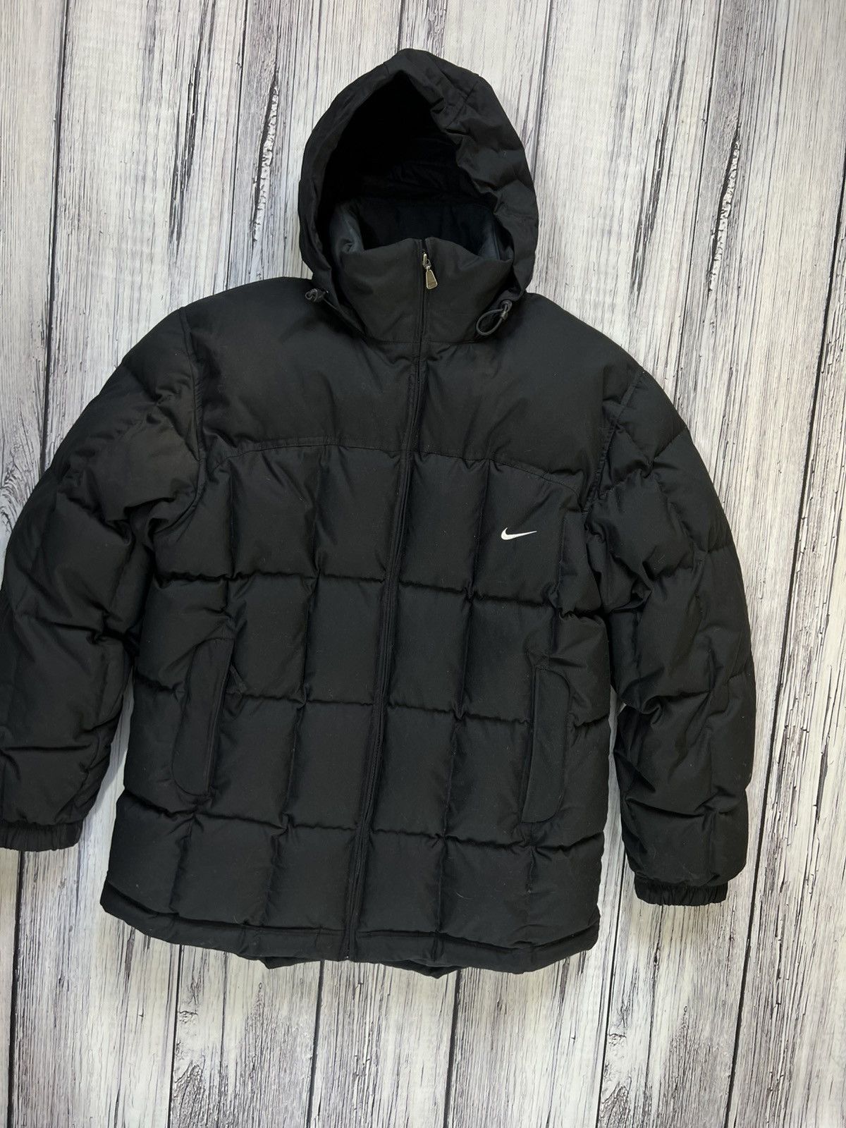 Nike Vintage Nike Puffer Down Jacket Size M Black Rare Size US M / EU 48-50 / 2 - 4 Thumbnail