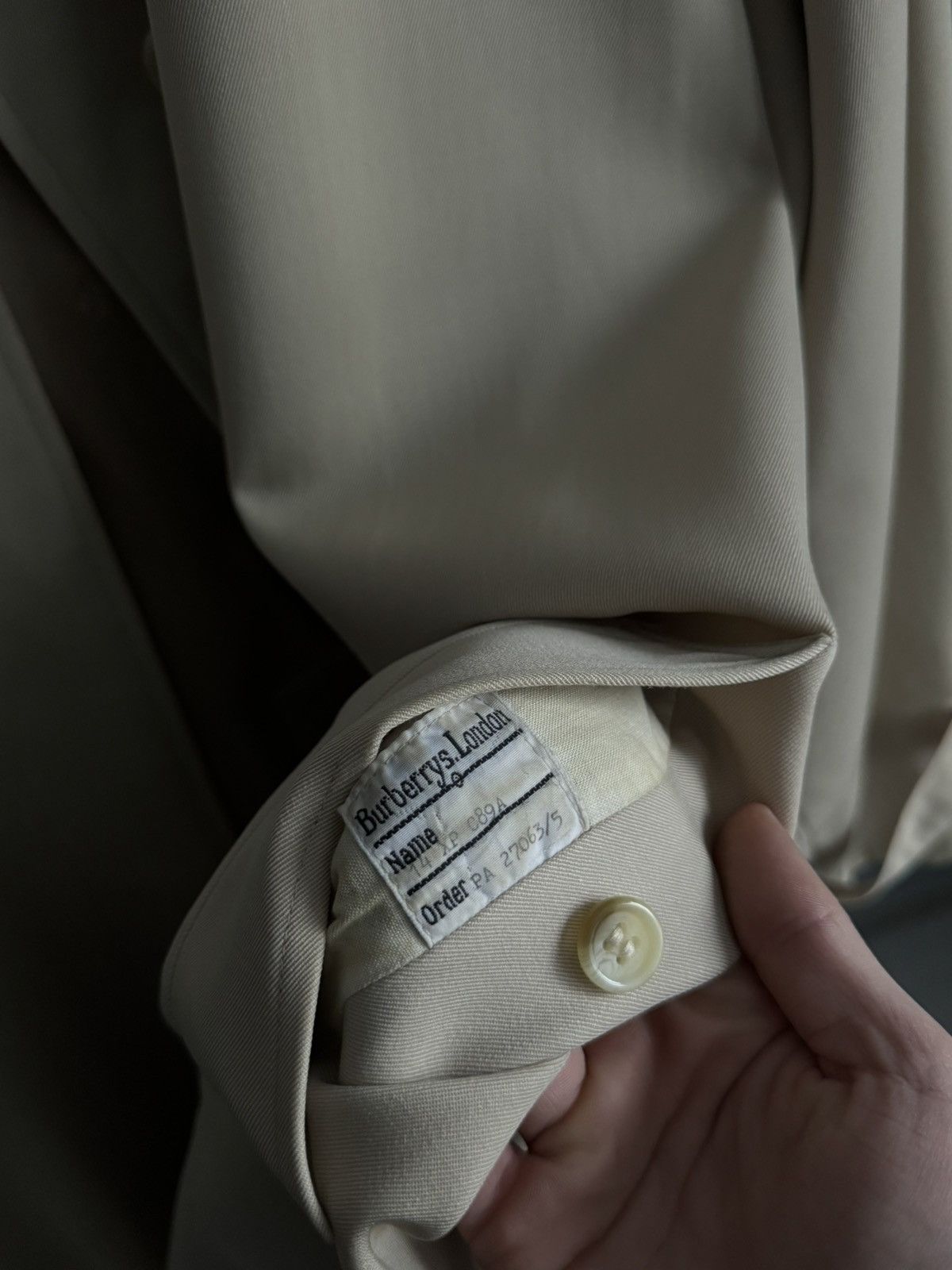 Burberry Vintage Burberrys Specialy All Wool Burella Trench Coat Size XL / US 12-14 / IT 48-50 - 22 Thumbnail