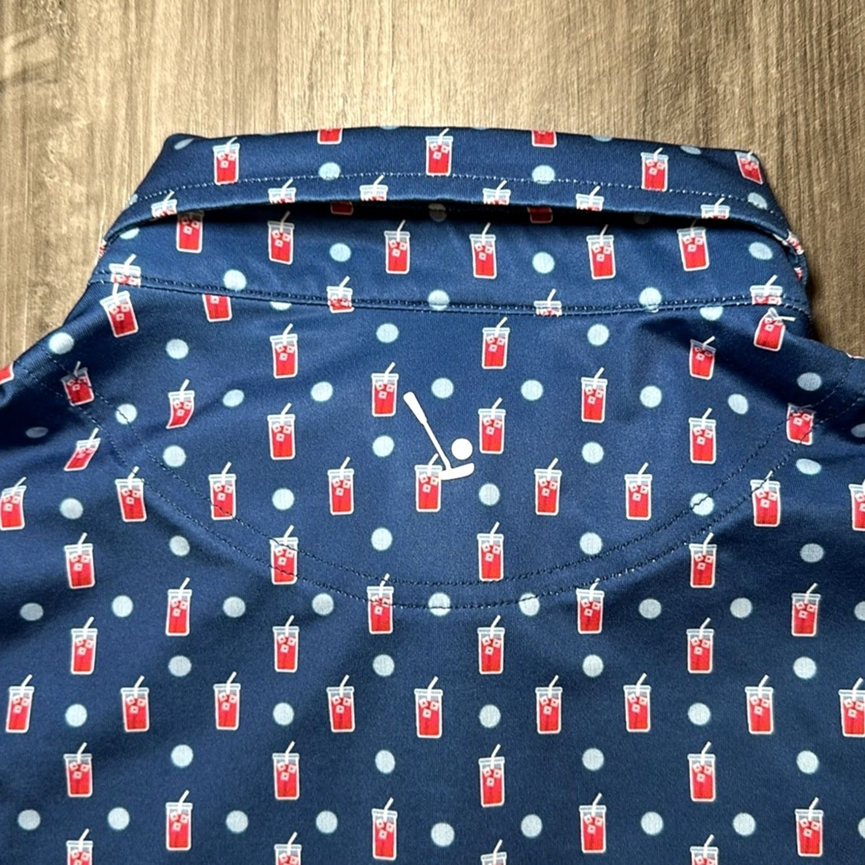 Vintage 2 Putt Polo Shirt XL Men Navy Blue 2 Putt Stretch Gold Polo XS? Size US XL / EU 56 / 4 - 5 Thumbnail